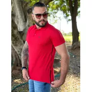 Polo Armani Vermelho - Dropa Já