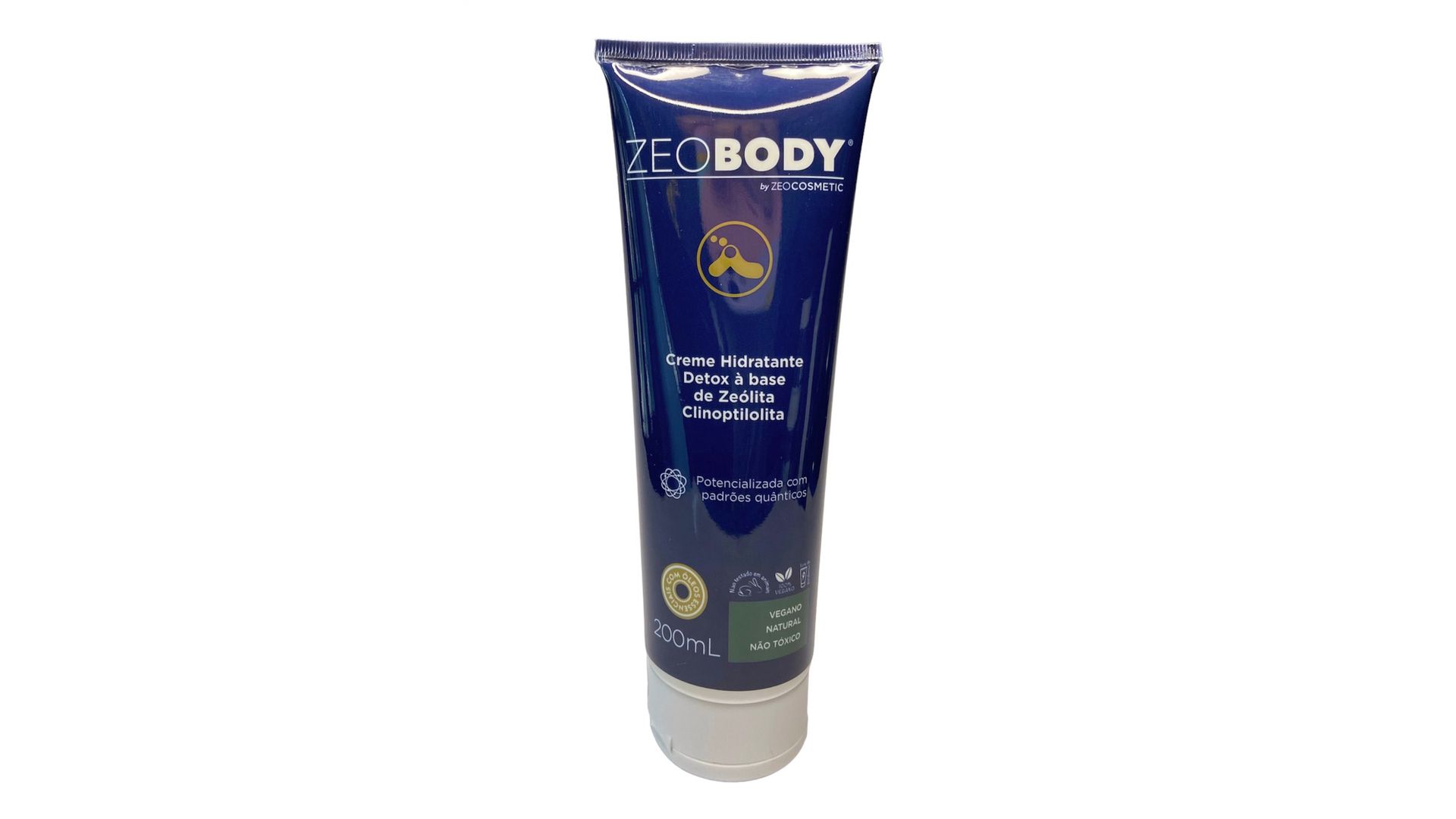Creme Hidratante Detox à base de Zeólita Zeobody Perfumado 200ml