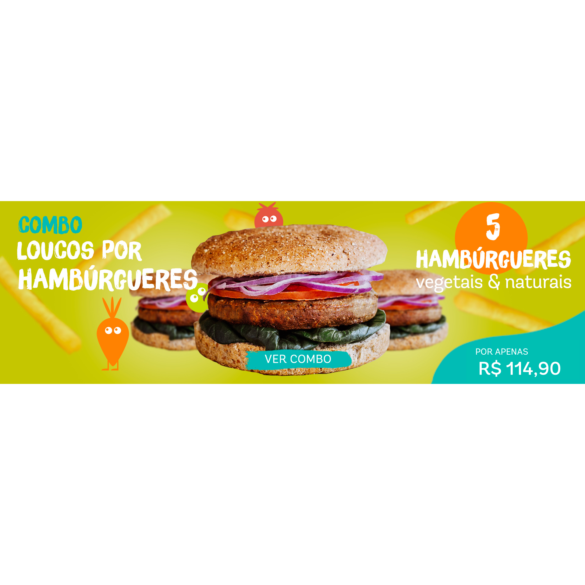 Combo Loucos por Hambúrgueres