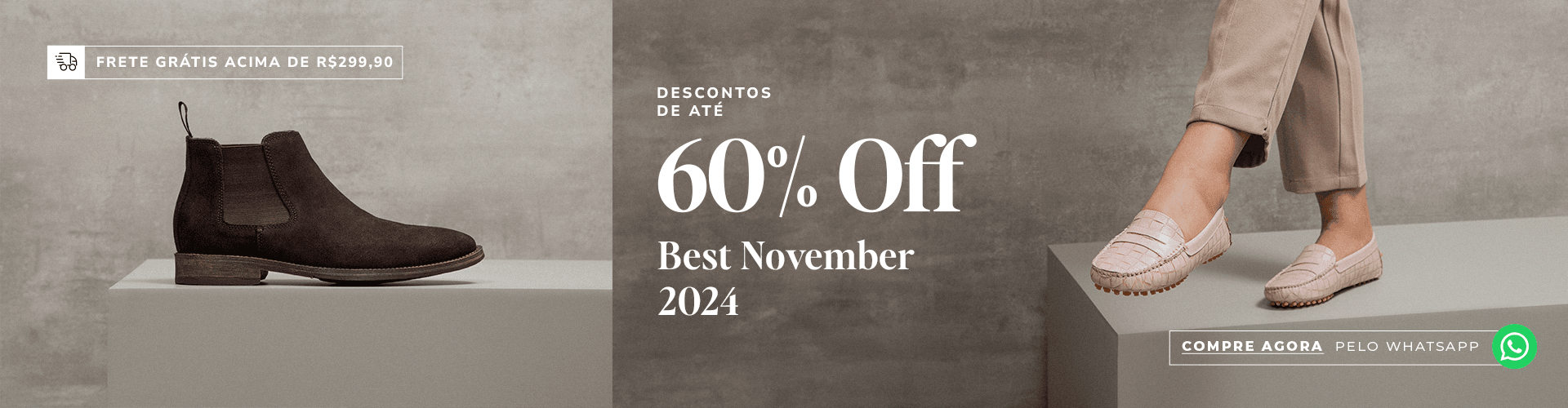 BEST NOVEMBER - ATÉ 60% OFF
