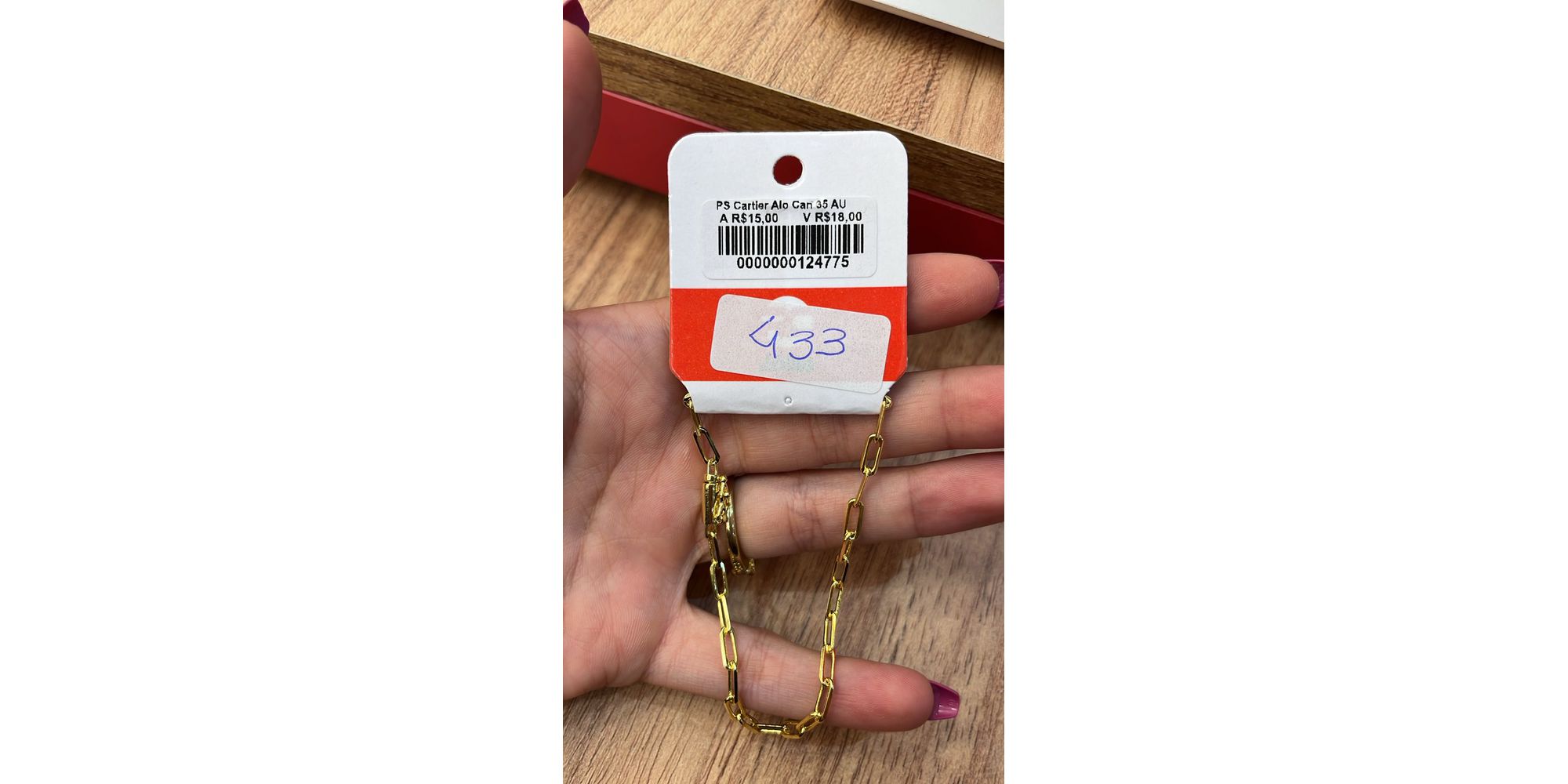 Pulseira Cartier Alongado Fecho Canhão Banhado A O... - RC JOIAS BY RUDI