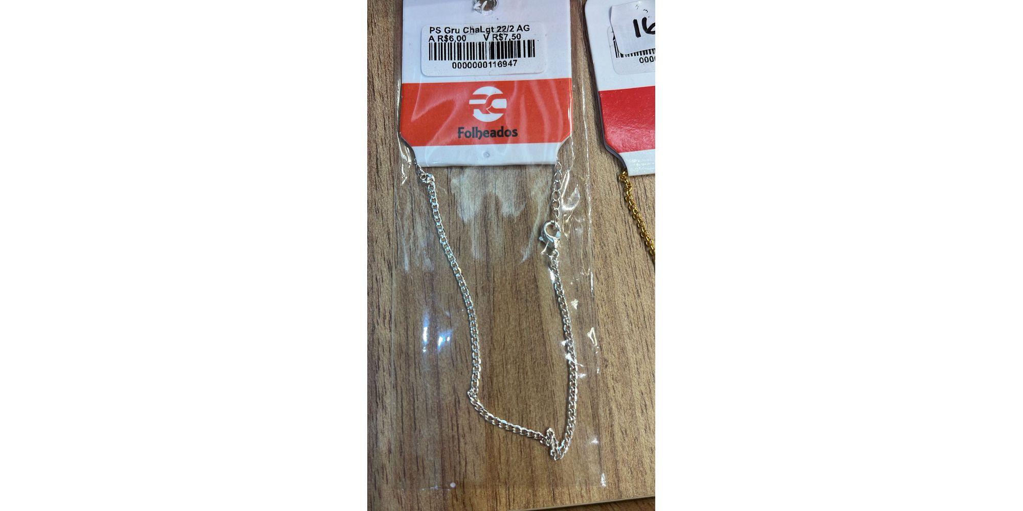 Pulseira Grumet Chapada Fecho Lagosta Banhado A Pr... - RC JOIAS BY RUDI
