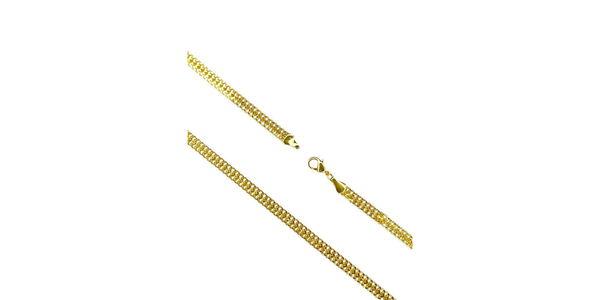 Corrente Chinesa Grumet Banhado A Ouro 18k