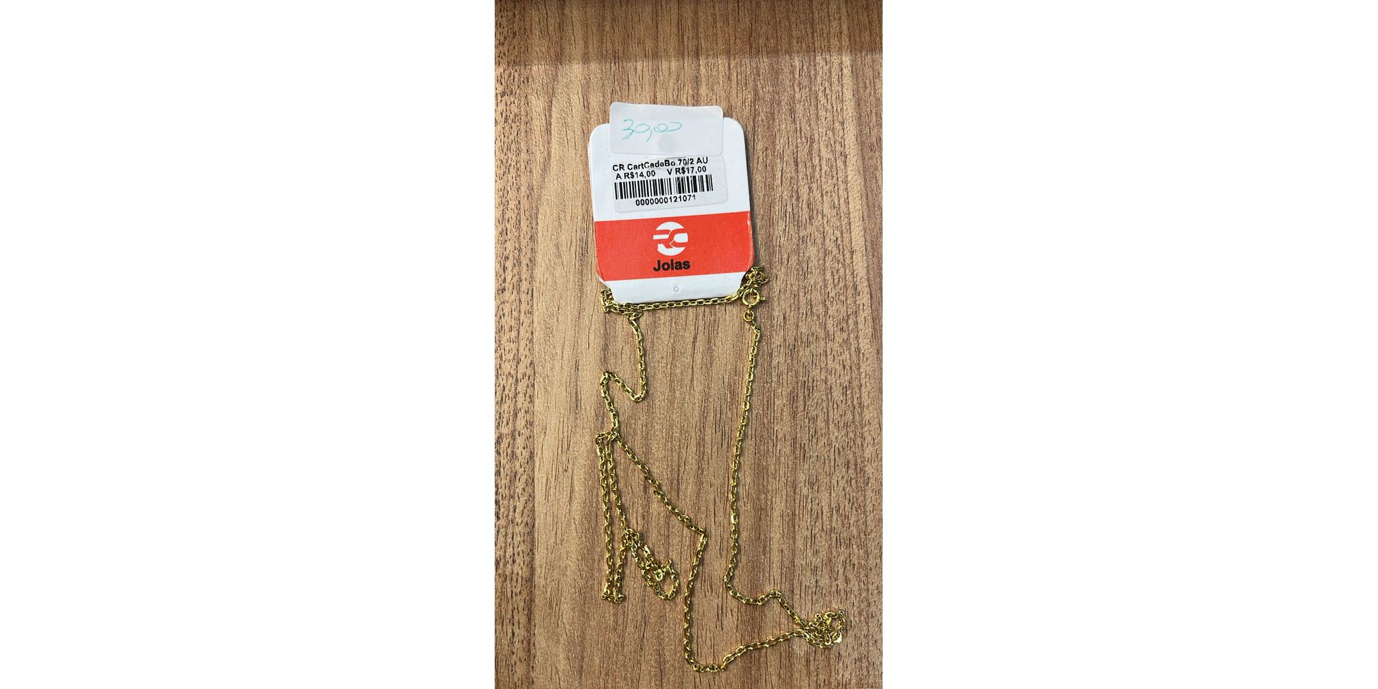 Corrente Cartier Cadeado Fecho Boia Banhado A Ouro 18k 