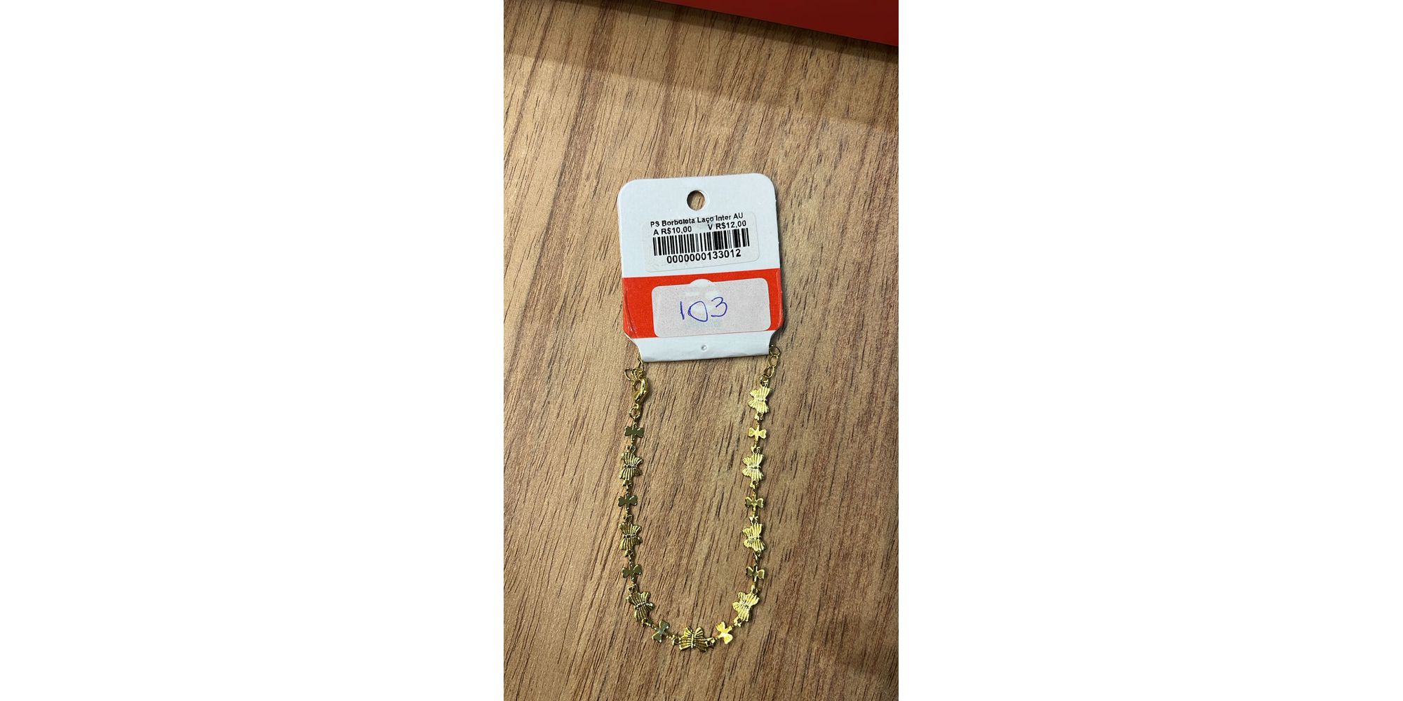 Pulseira Borboleta Laço Interno Banhado A Ouro 18K... - RC JOIAS BY RUDI
