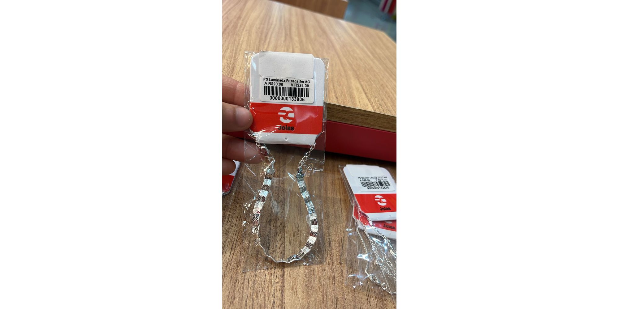 Pulseira Laminada Frisada Banhado A Prata 925
