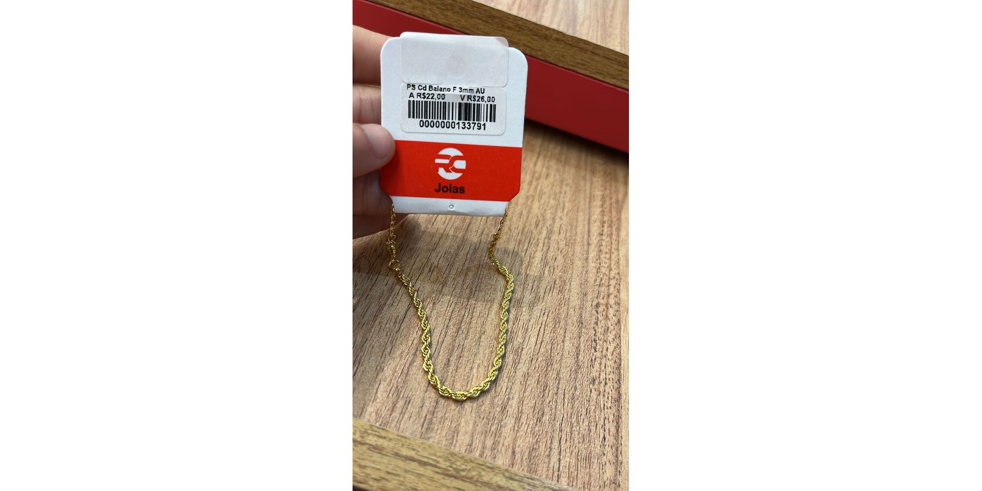 Pulseira Cordão Baiano Banhado A Ouro 18K