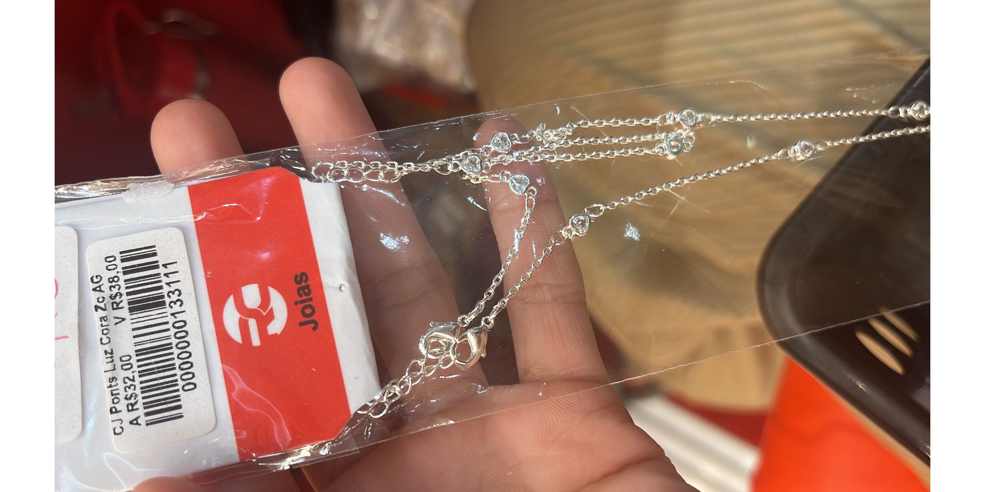 Conjunto Pontos Luz Coração Zircônia Banhado A Prata 925