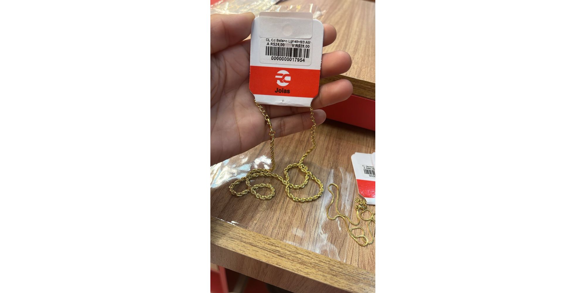 Colar Cordão Baiano Banhado A Ouro 18K