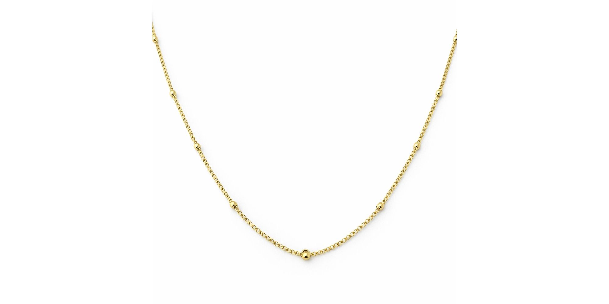 Colar Bolinha Grumte Banhado a Ouro 18K