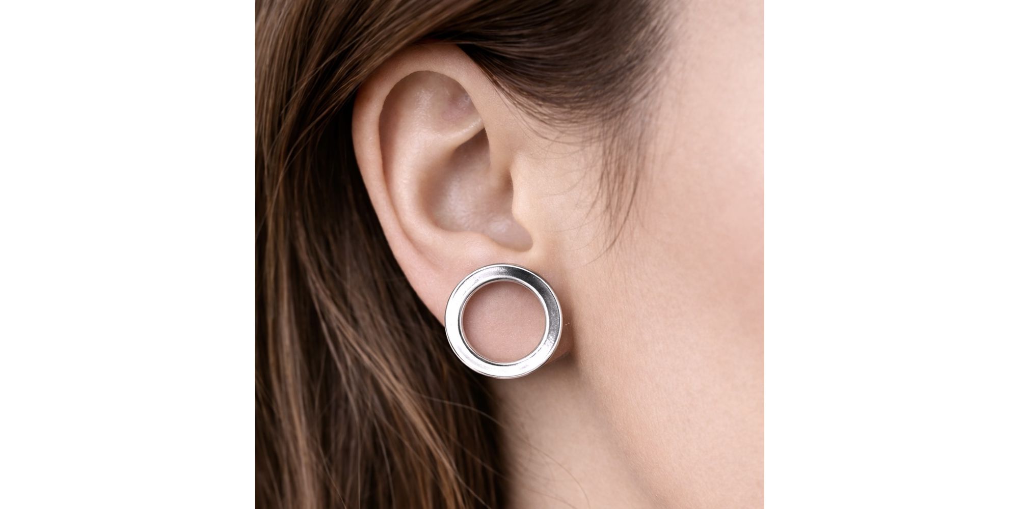 Conjunto Arco Vazado Banhado a Prata 925