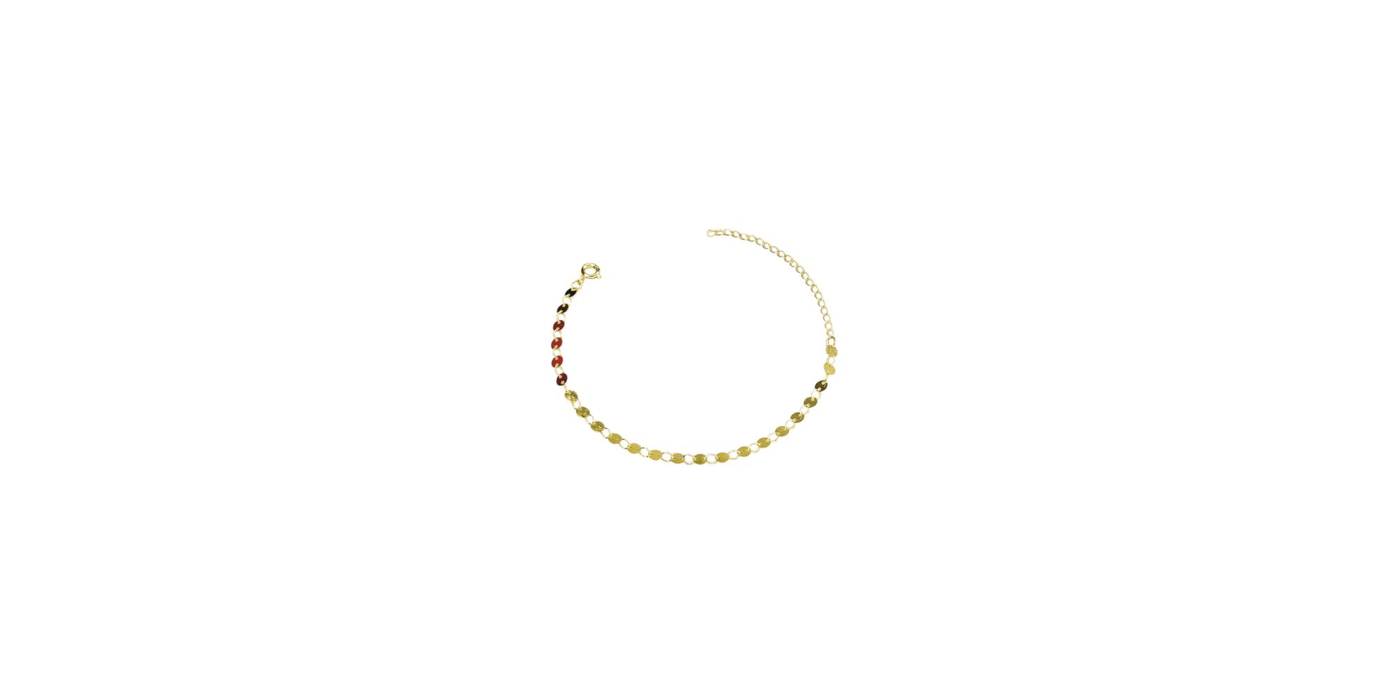 Pulseira Medalhinha Contínuo Banhado A Ouro 18K - ... - RC JOIAS BY RUDI