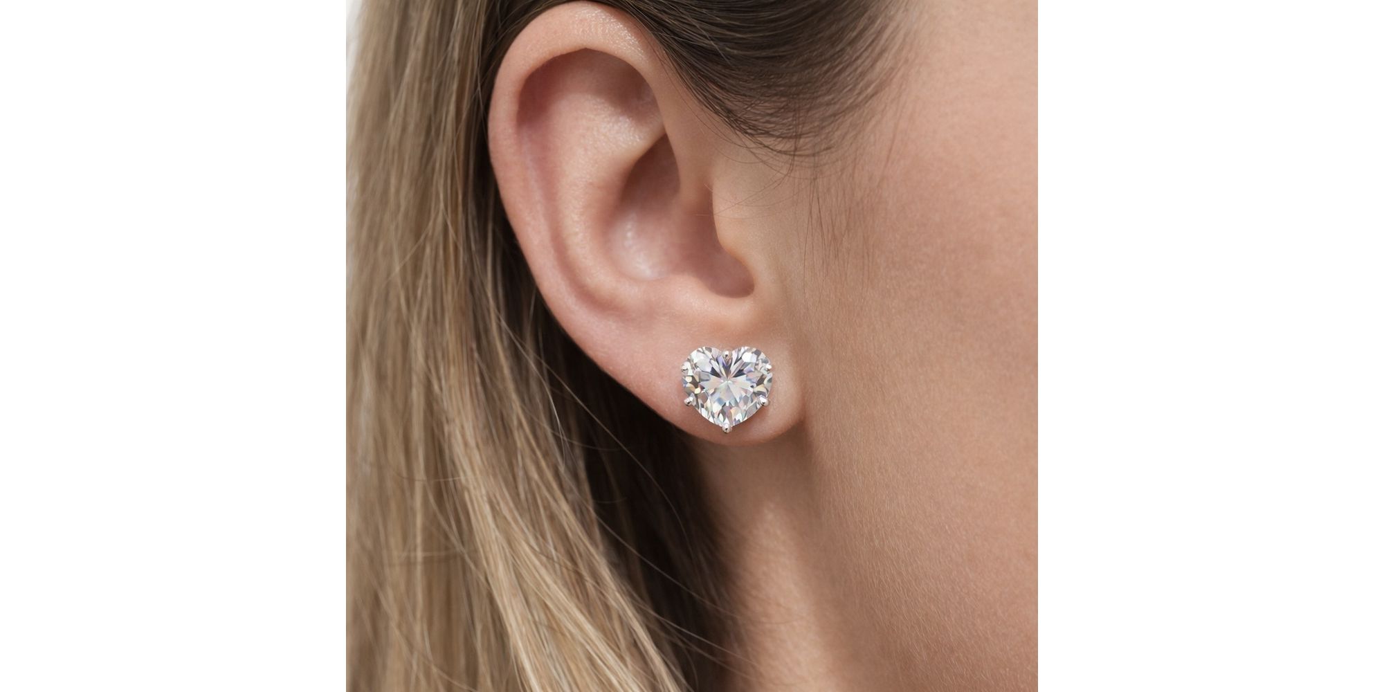 Conjunto Estrela Zircônia Banhado a Prata 925