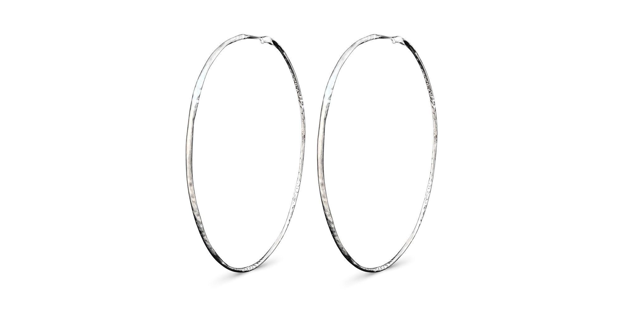 Brinco Argola Trabalhado Banhado A Prata 925