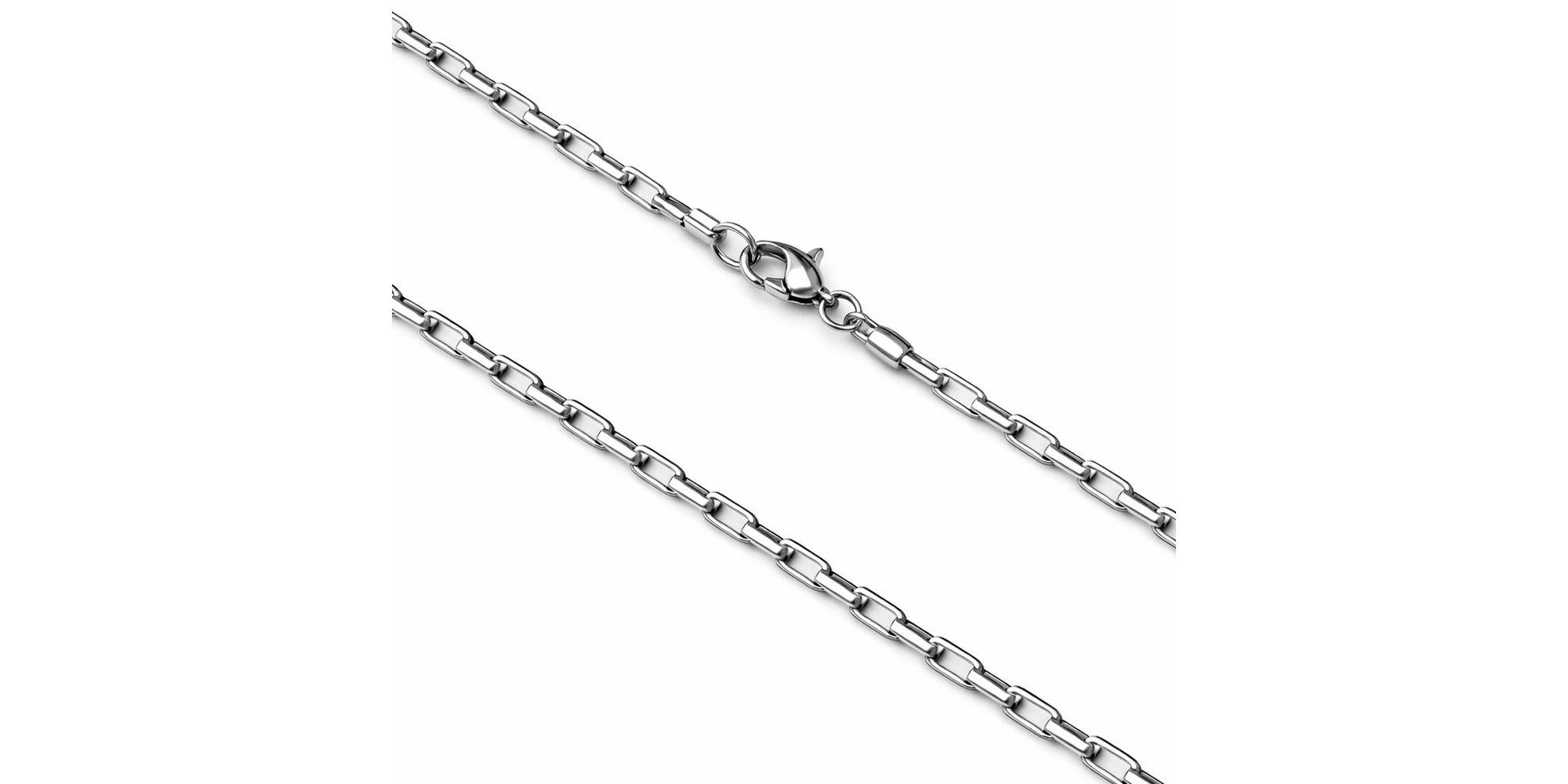 Corrente Tijolinho 3 Milímetros Aço Inoxidável