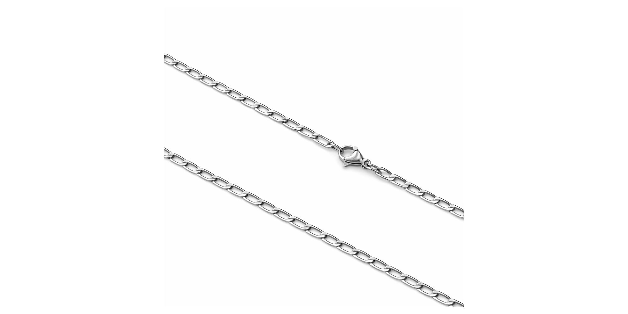 Corrente Grumet Alongada Fecho Lagosta Aço Inoxidável