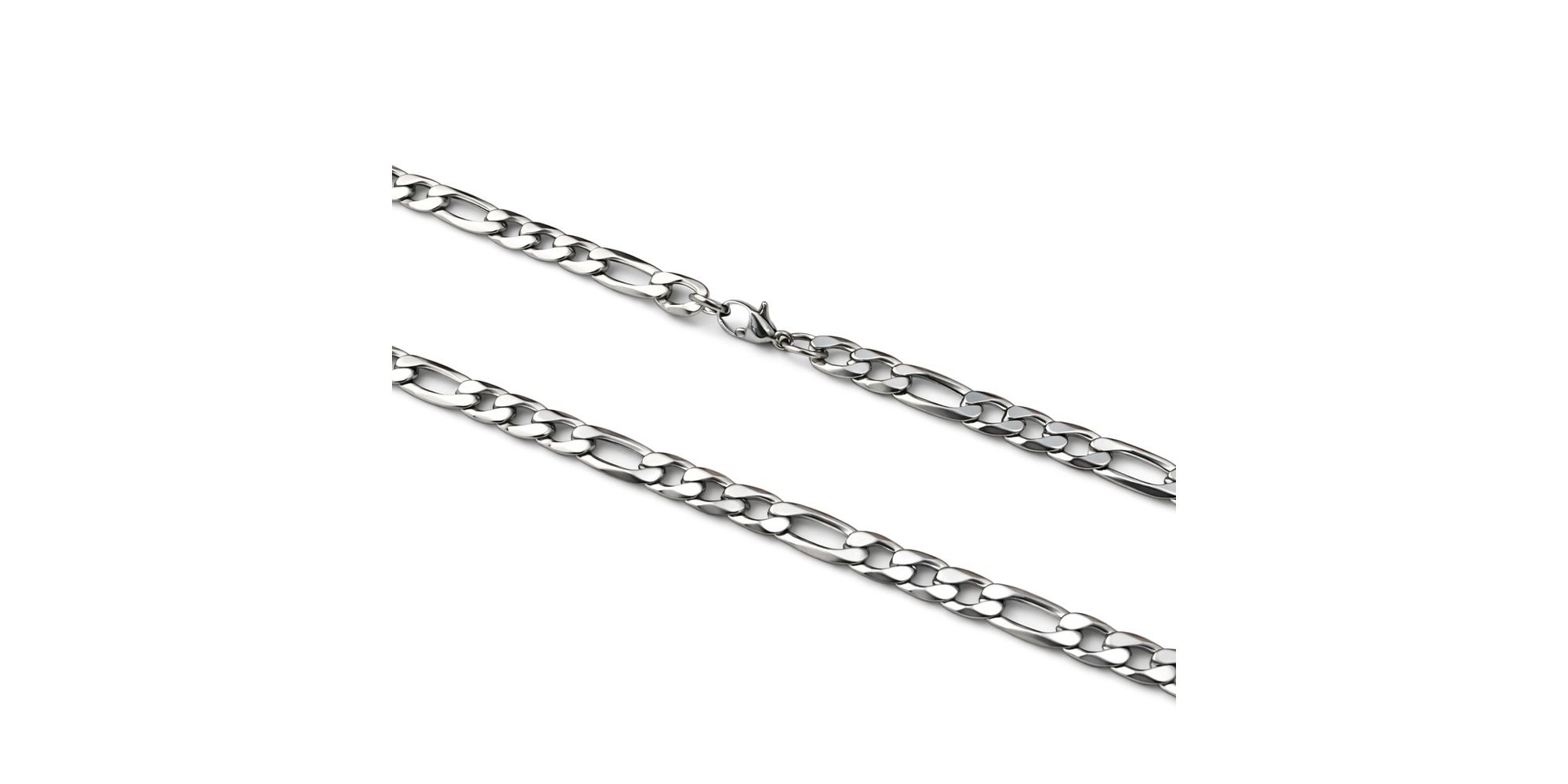 Corrente 3x1 Chapada 7 Milímetros Aço Inoxidável