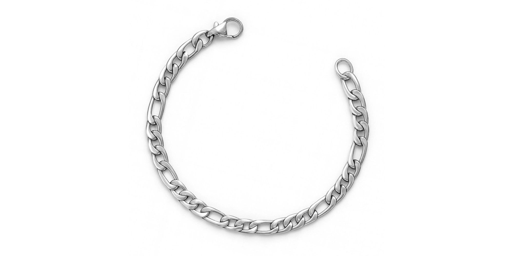 Pulseira 3x1 Chapada Fecho Lagosta Aço Inoxidável