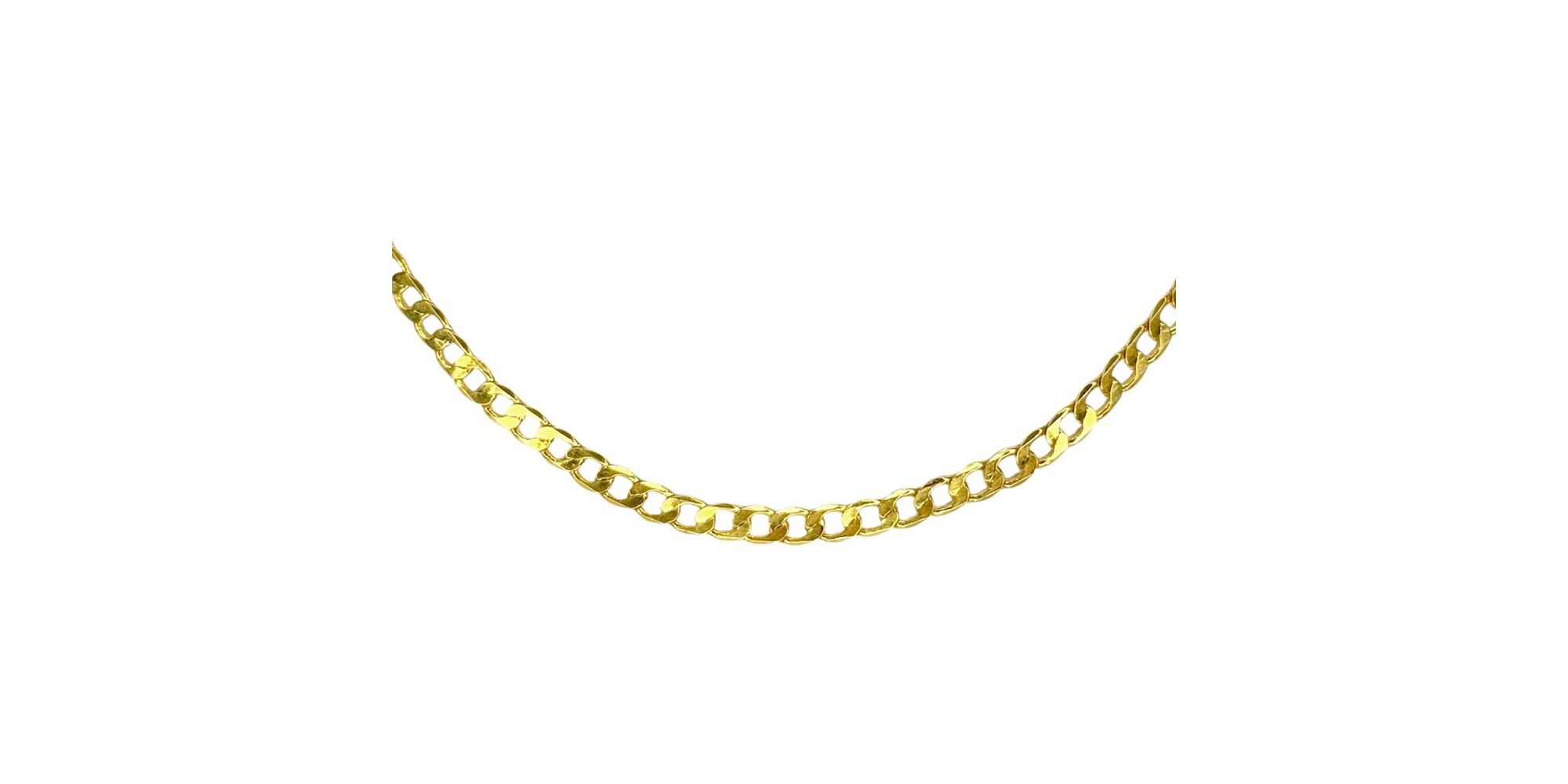 Colar Grumet Chapada Banhado a Ouro 18K