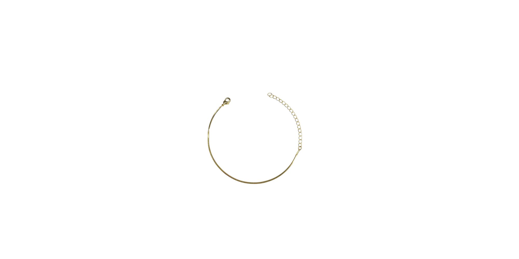 Pulseira Rabo Rato Quadrado Banhado A Ouro 18k - 0... - RC JOIAS BY RUDI