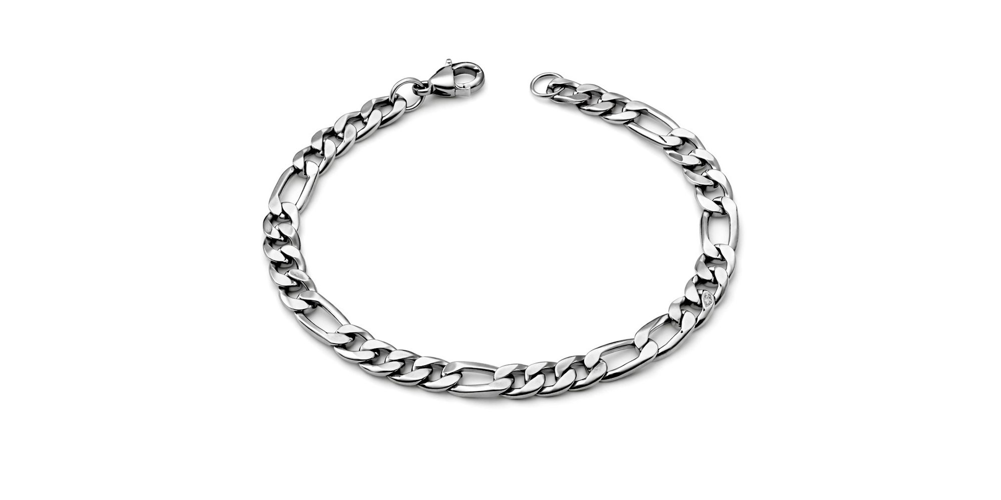 Pulseira 3 em 1 Chapada Aço Inoxidável