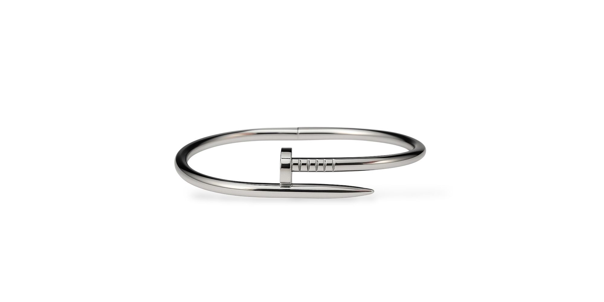Pulseira Bracelete Prego Aço Inoxidável.