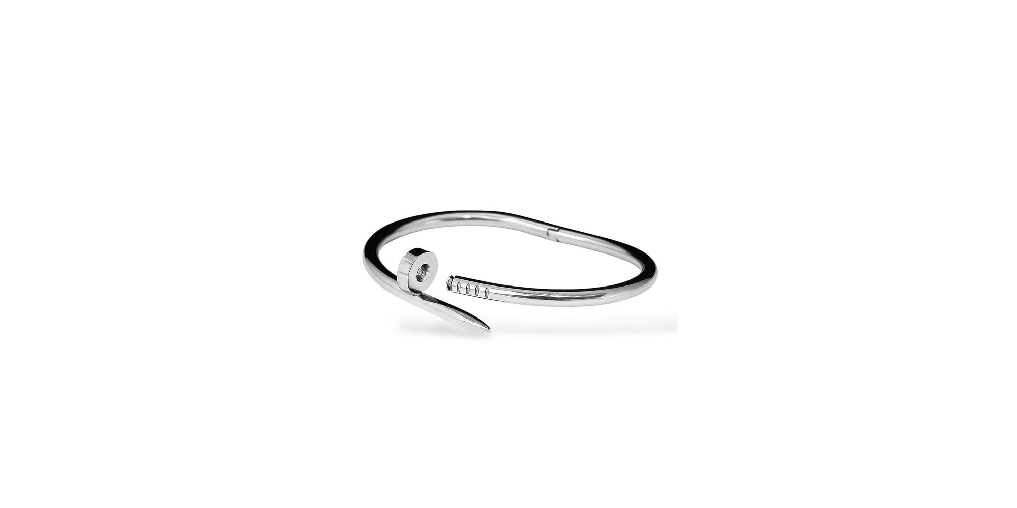 Pulseira Bracelete Prego Aço Inoxidável.