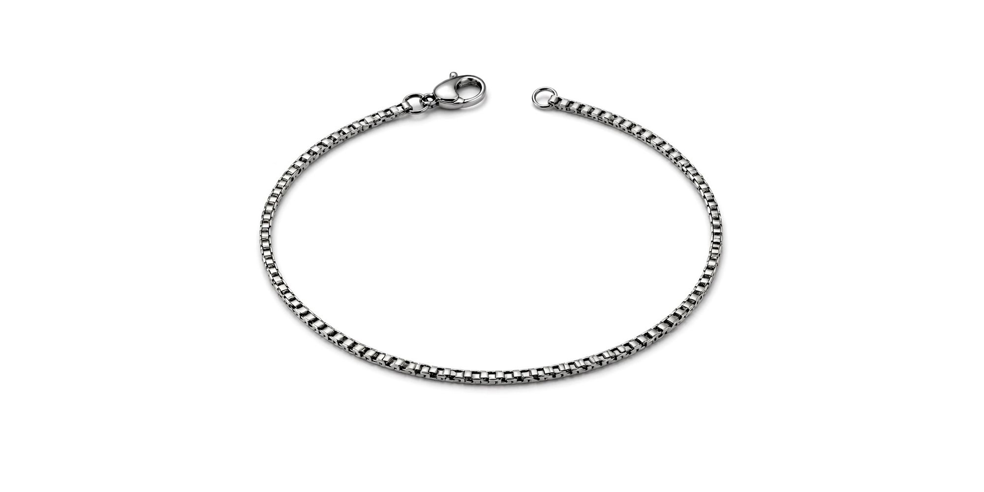 Pulseira Veneziana 2 Milímetros Aço Inoxidável