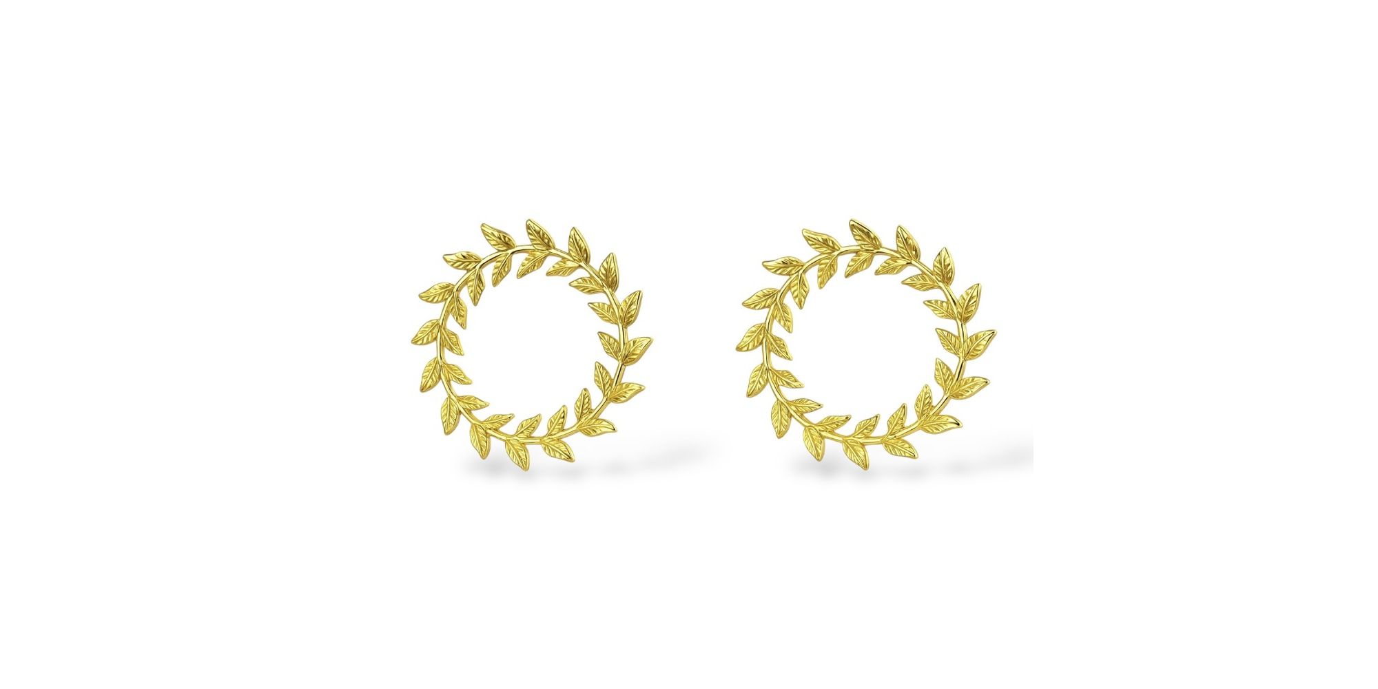 Brinco Ramo Banhado a Ouro 18K