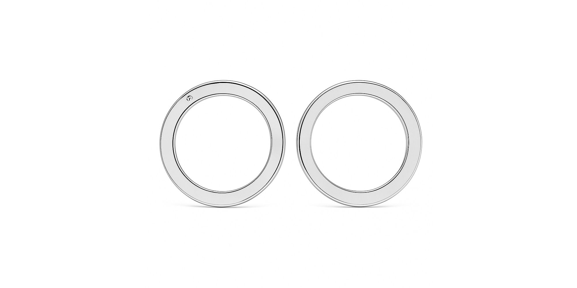 Brinco Arco Vazado Banhado A Prata 925