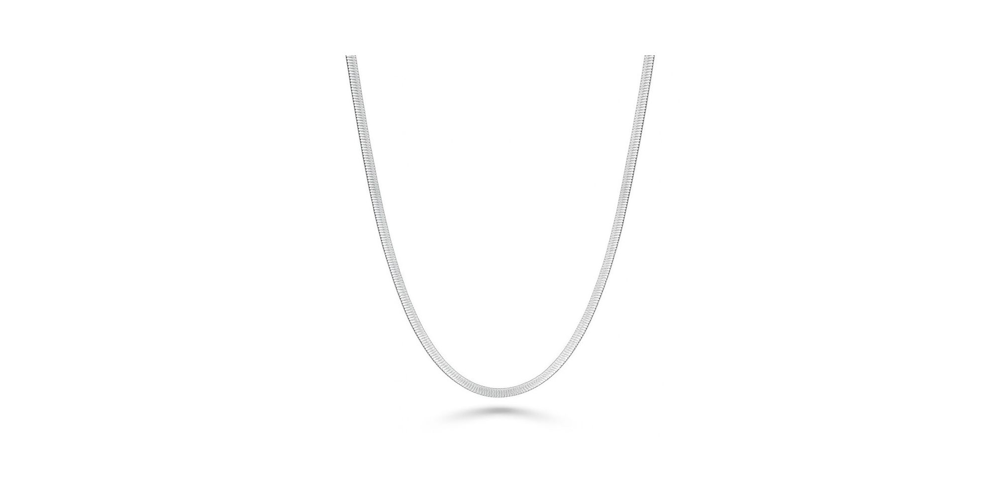 Colar Laminada Lagosta Banhado A Prata 925