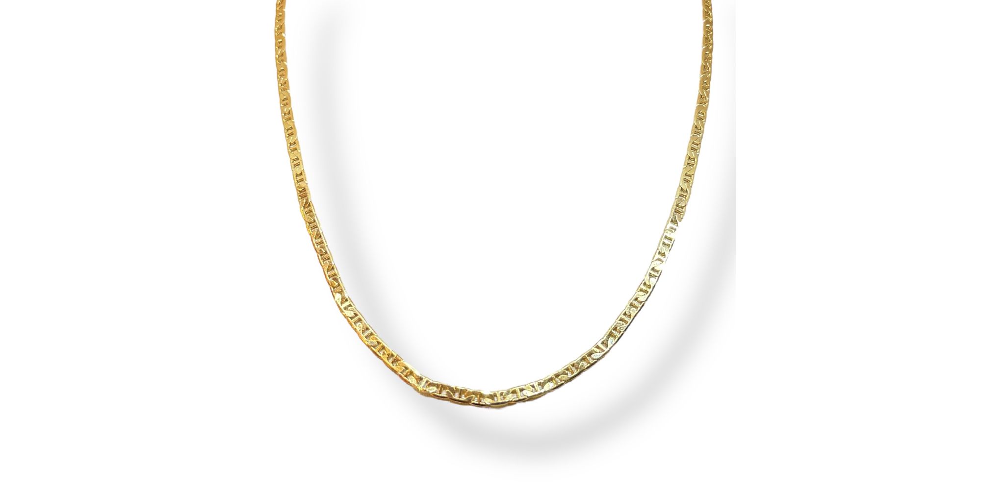 Colar Piastrine Banhado A Ouro 18K