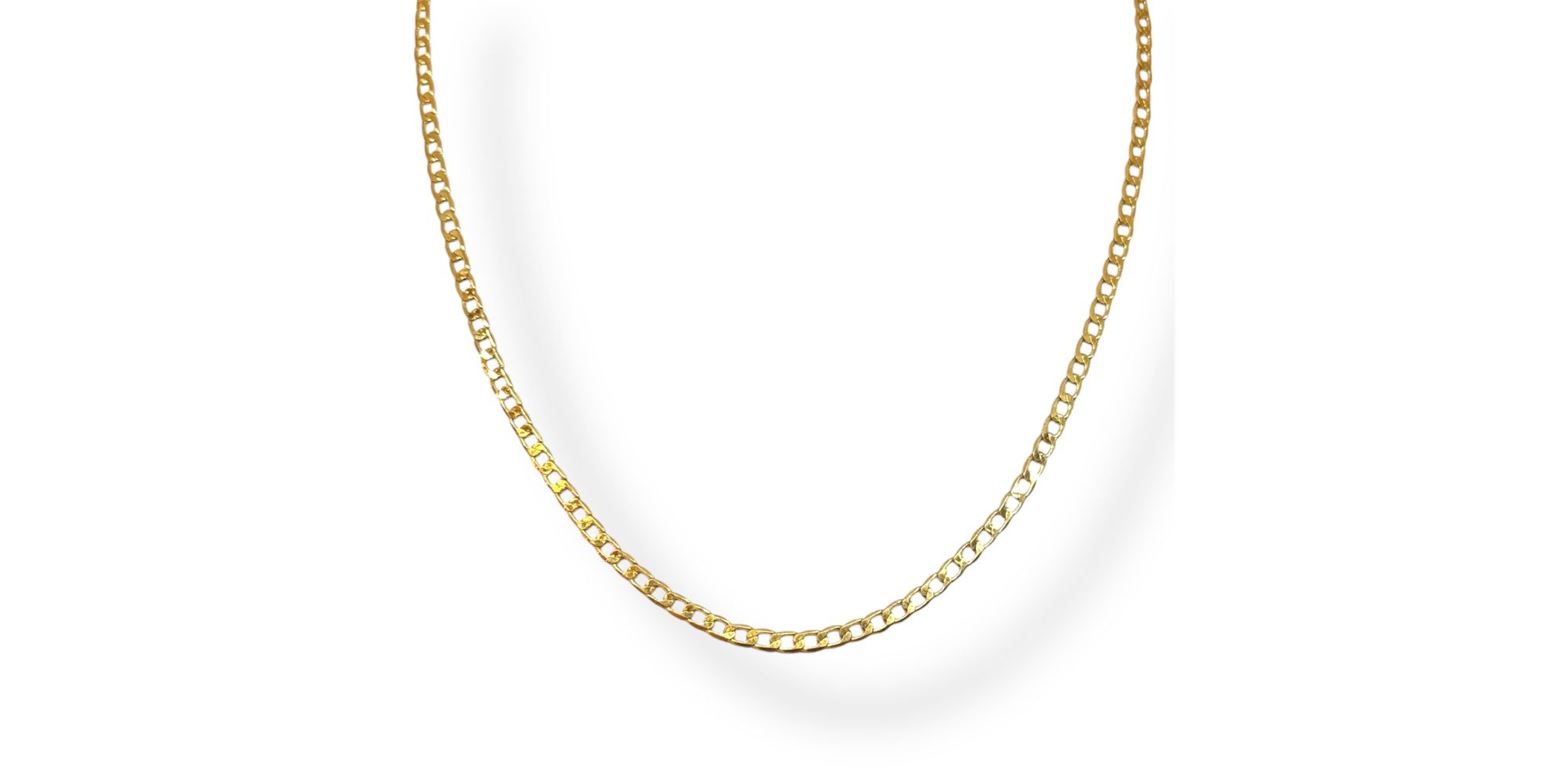 Colar Grumet Chapada 40/3 Banhado A Ouro 18K