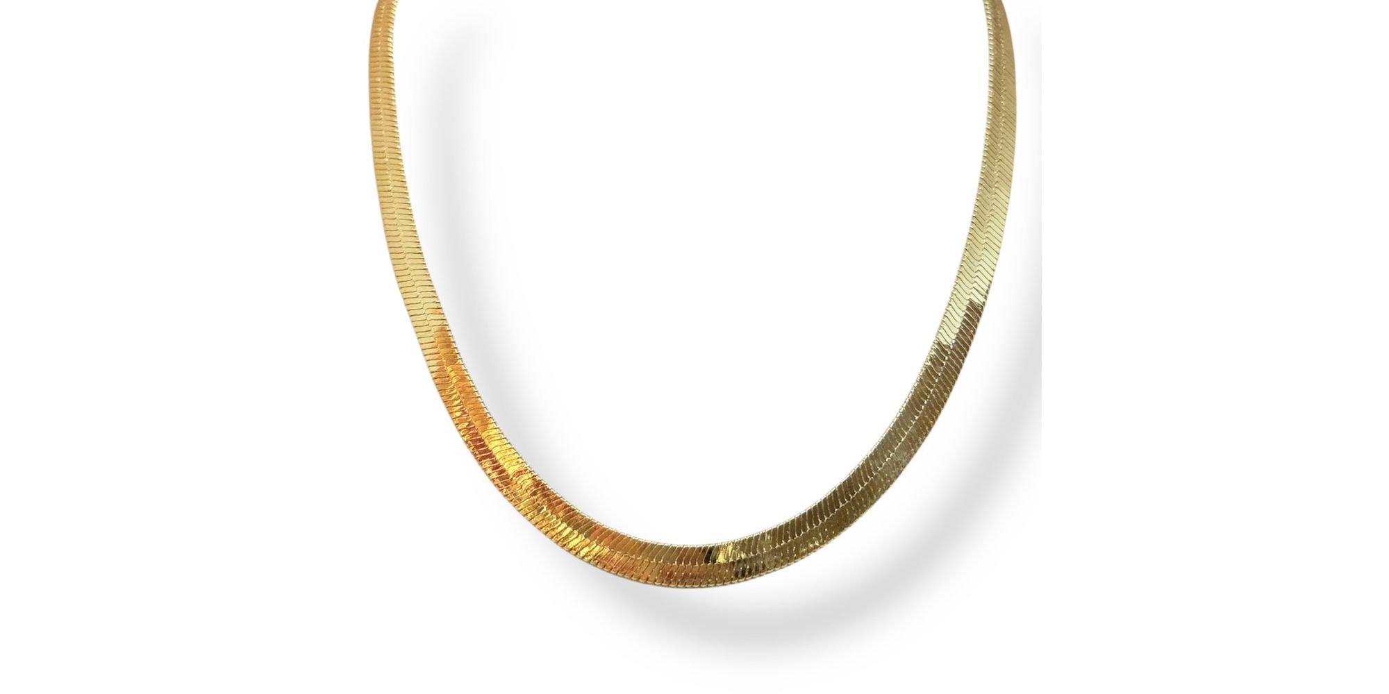 Colar Laminada Banhado A Ouro 18K