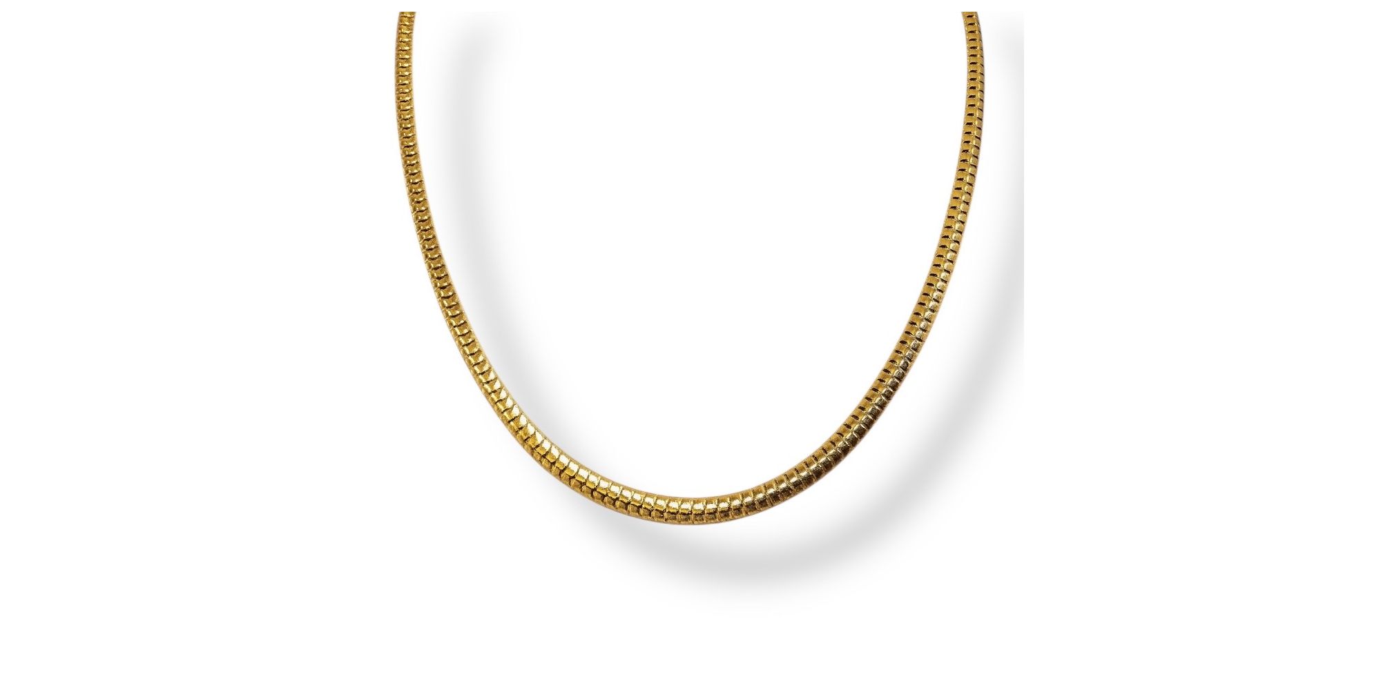 Colar Lacraia Banhado A Ouro 18K