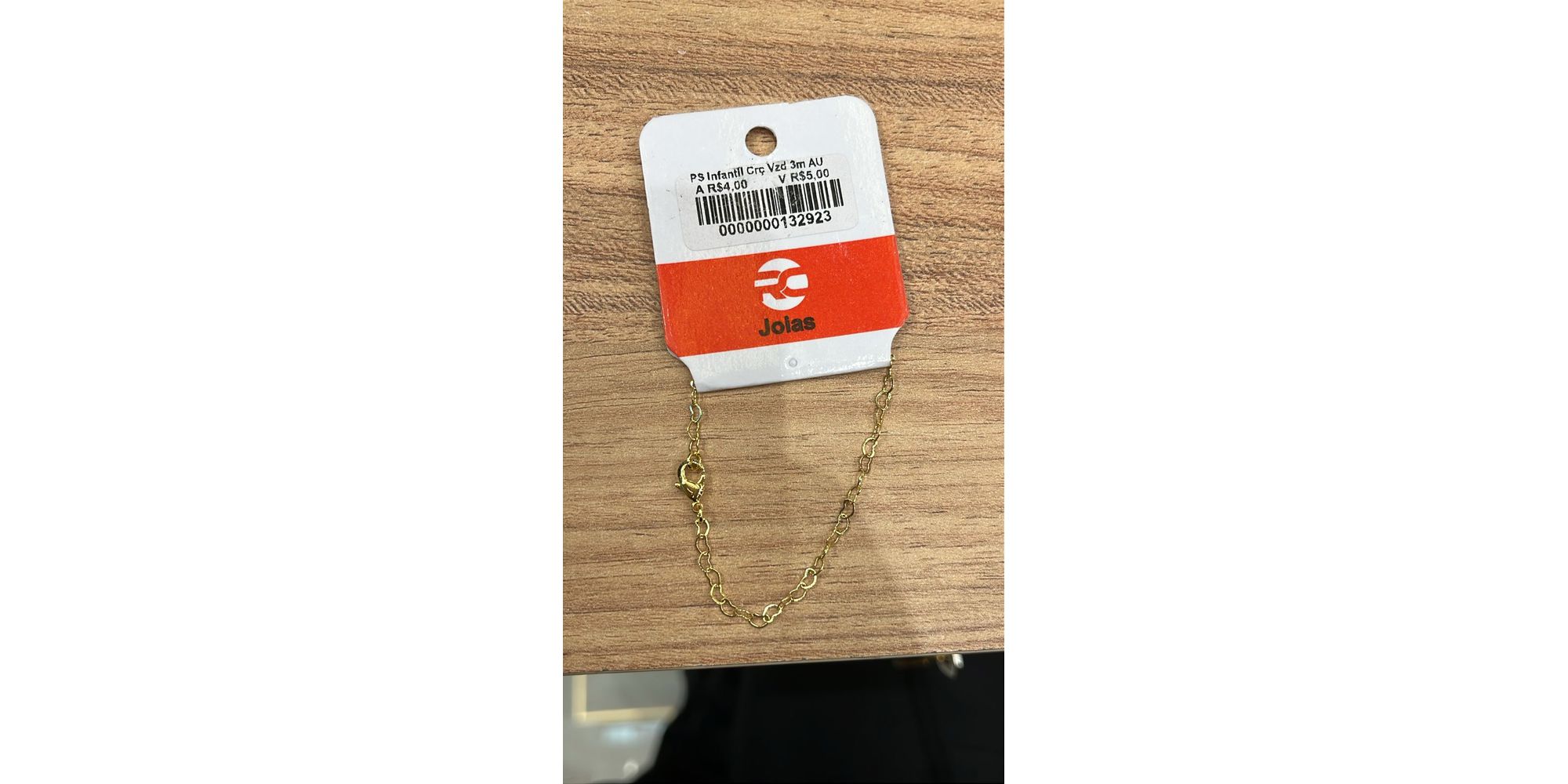 Pulseira Infantil Coração Vazado Banhado a Ouro 18... - RC JOIAS BY RUDI