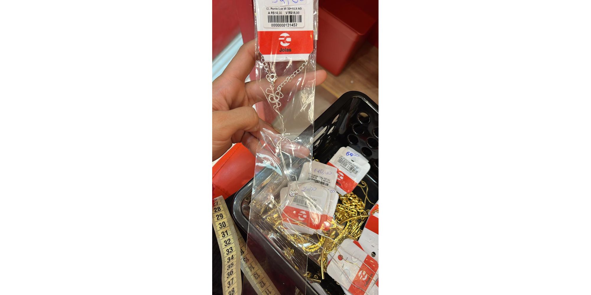Colar Ponto Luz Mini Banhado A Prata 925