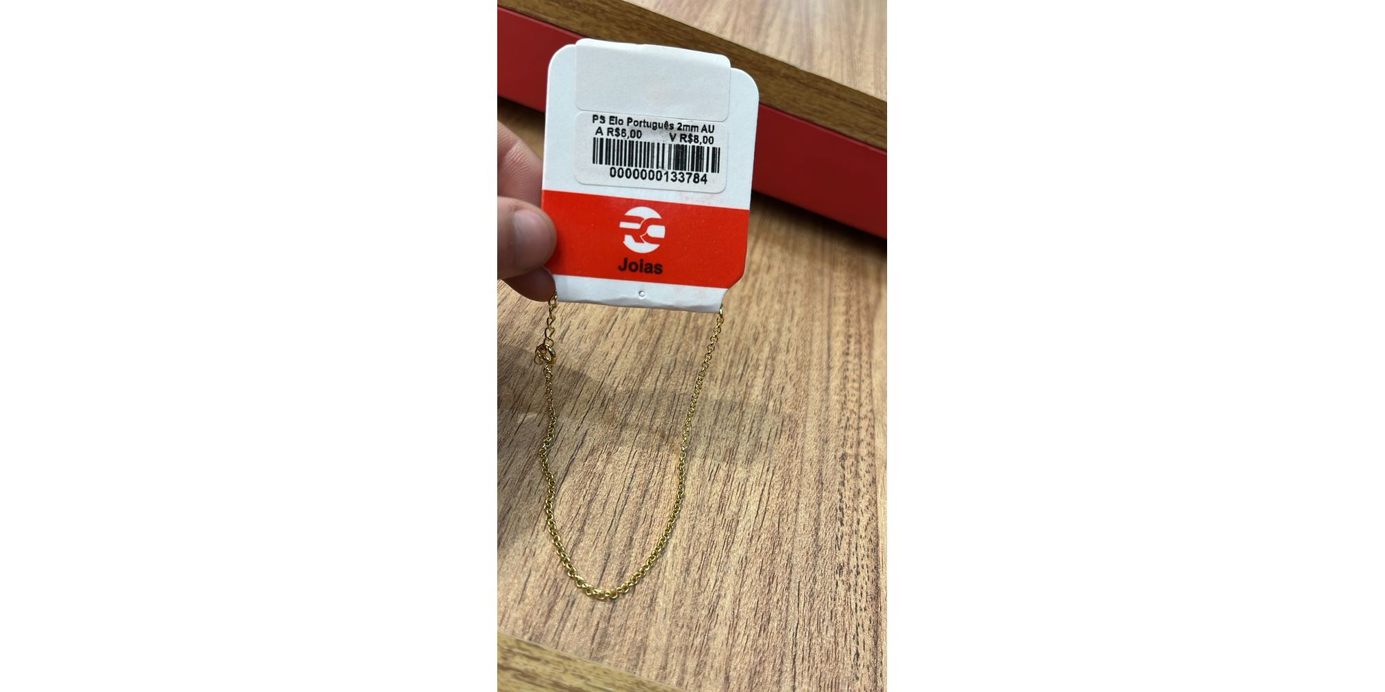 Pulseira Elo Português Banhado A Ouro 18K