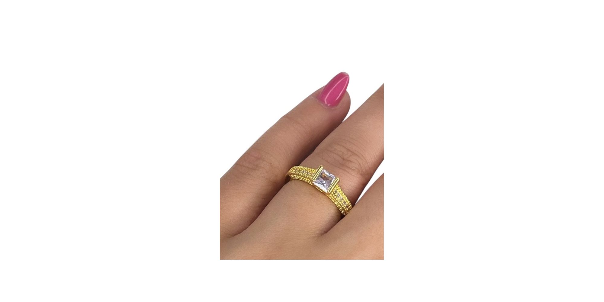 Anel Borboleta Vazado Banhado A Ouro 18k