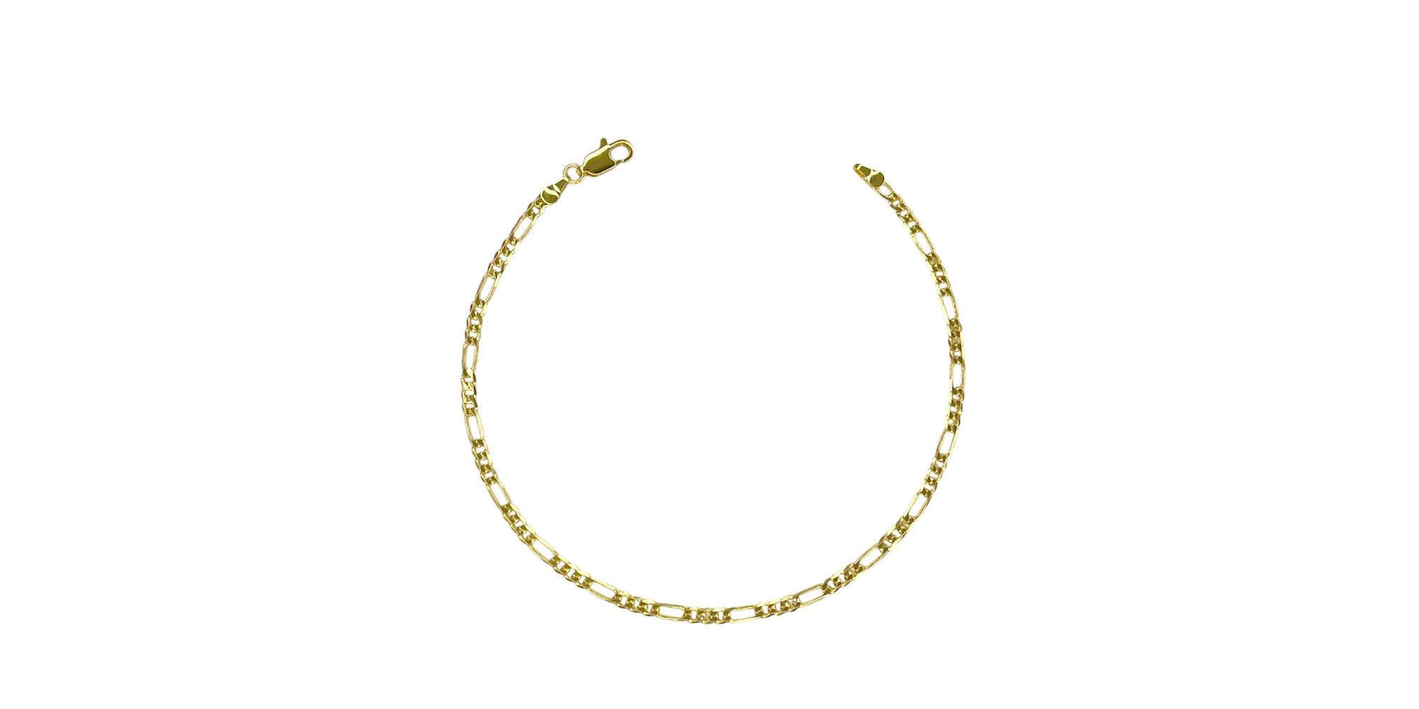 Pulseira 3x1 Chapada Fecho Mosquetinho Banhado A O... - RC JOIAS BY RUDI