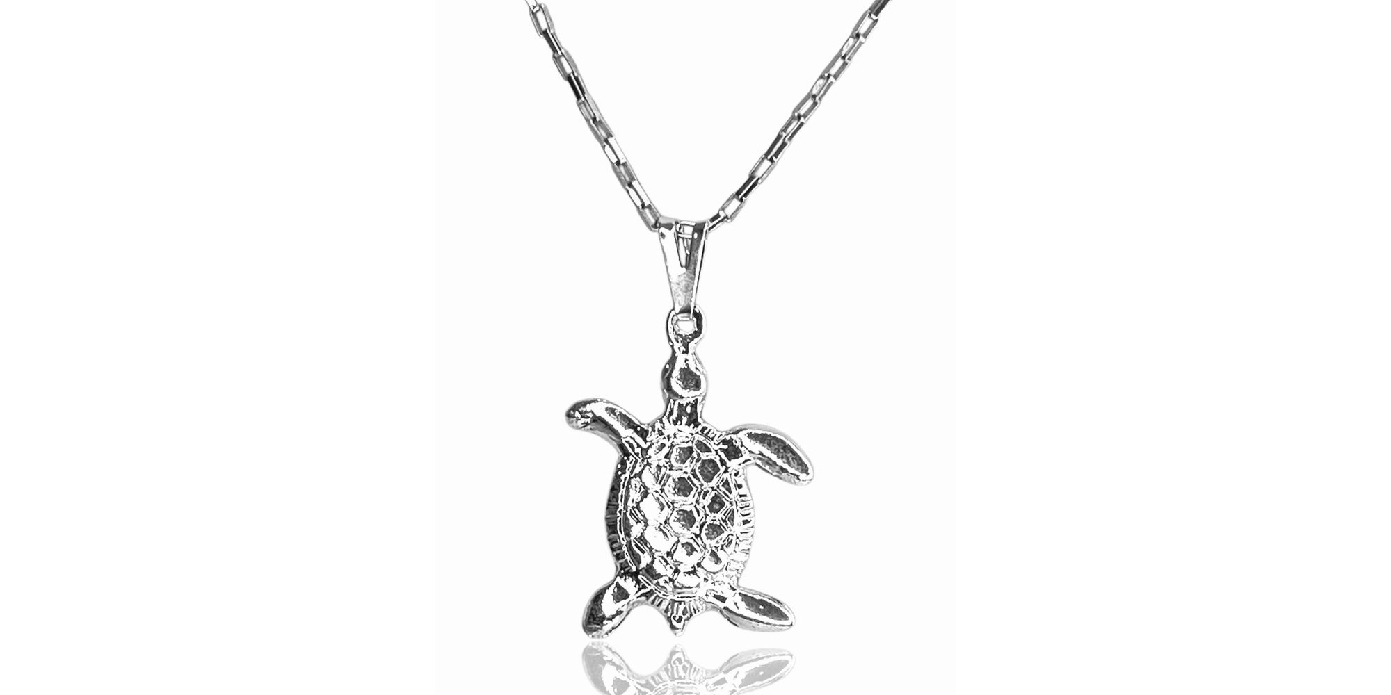Pingente Tartaruga Banhado A Prata 925