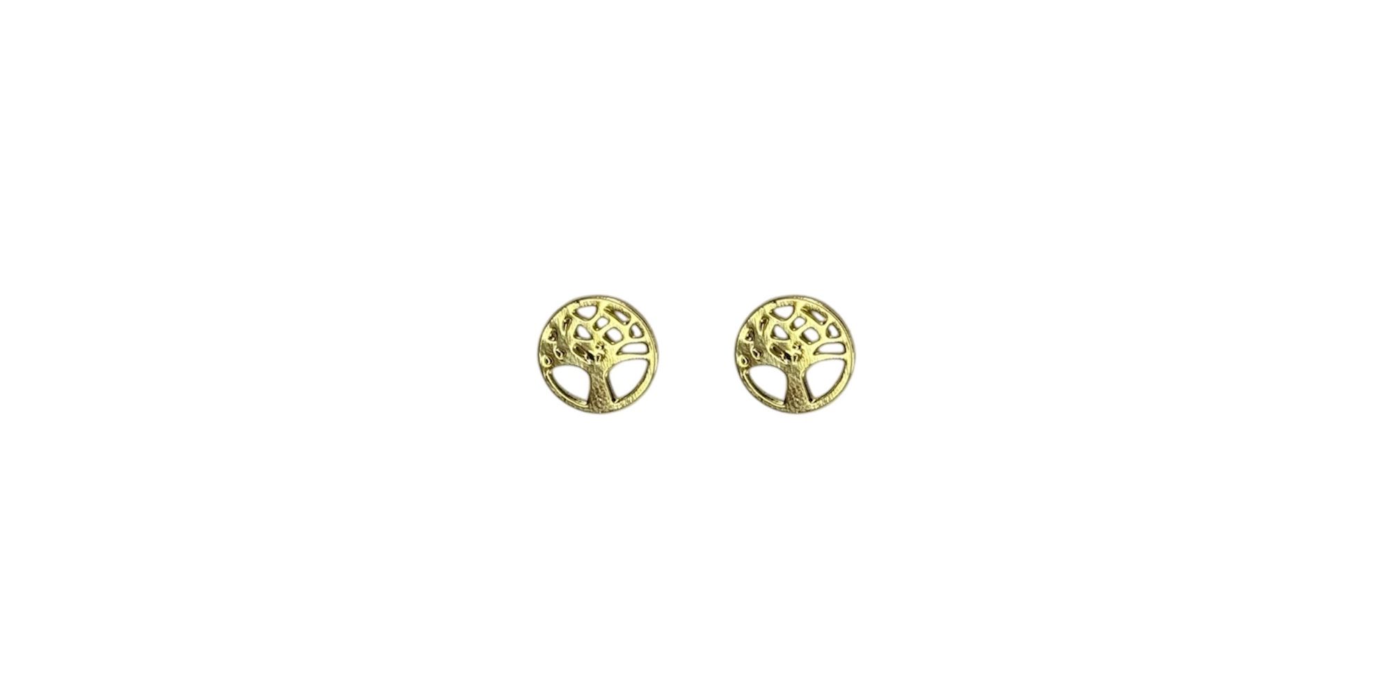 Brinco Árvore Da Vida Banhado A Ouro 18K
