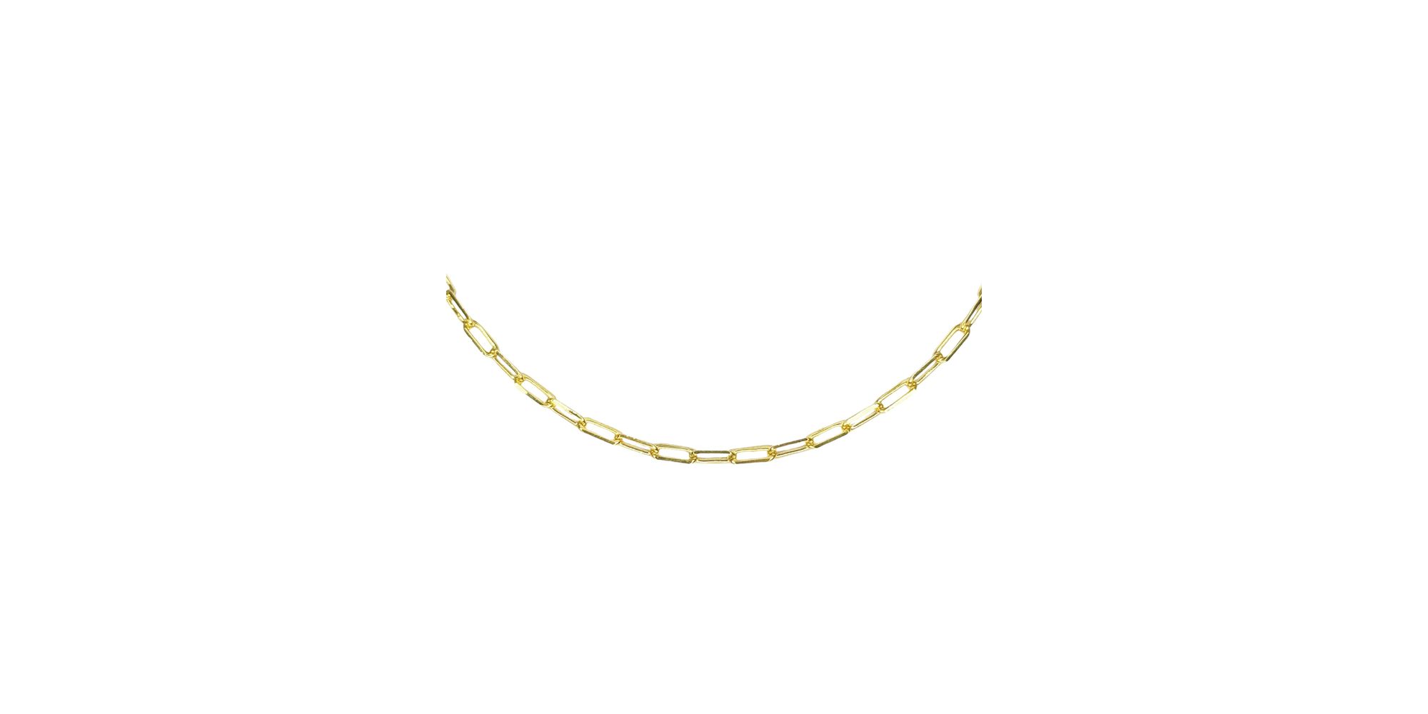 Colar Cartier Alongada Banhado A Ouro 18K
