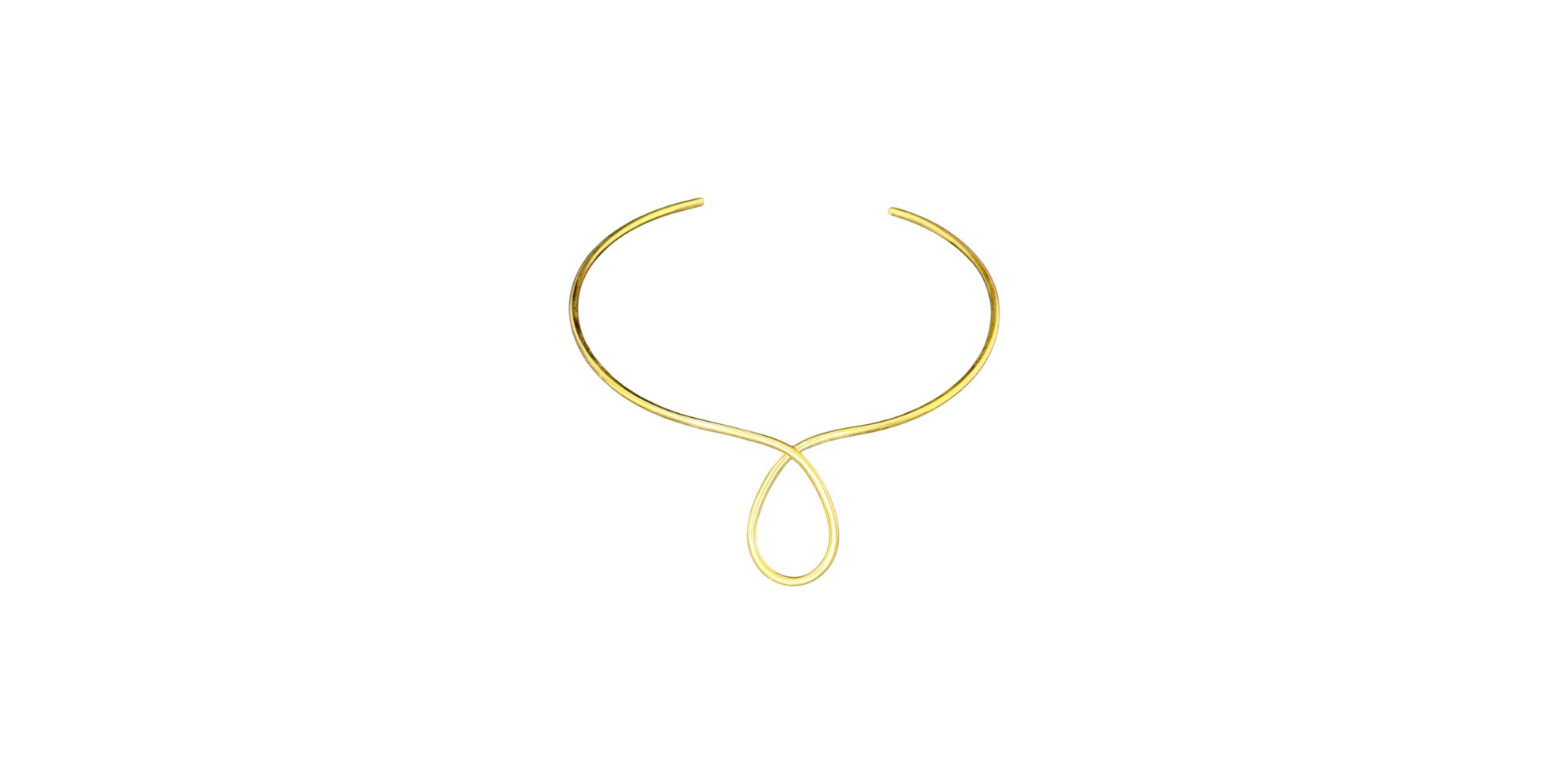 Colar Gargantilha Gota Banhado A Ouro 18K