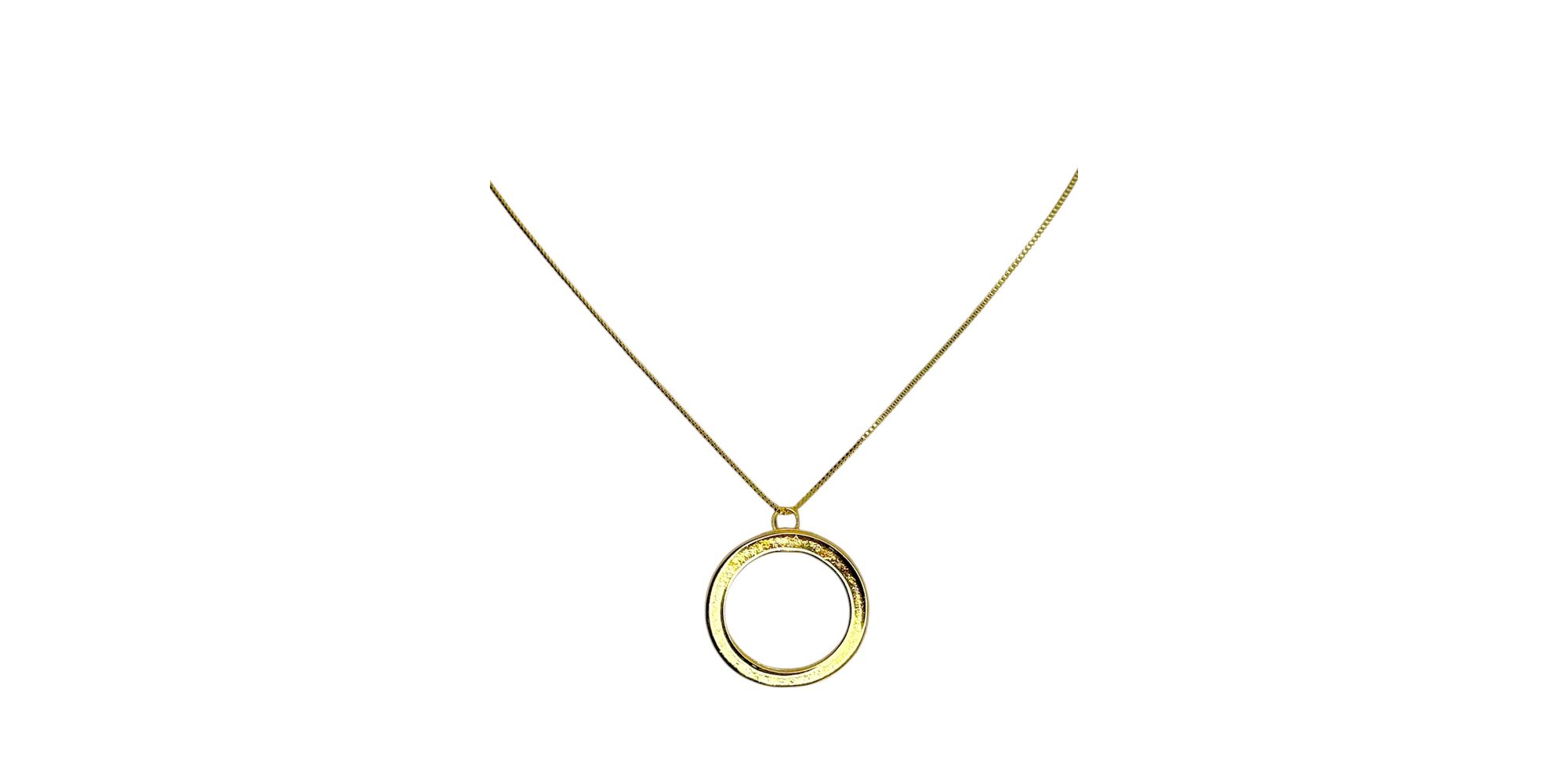 Colar Arco Vazado Banhado A Ouro 18K