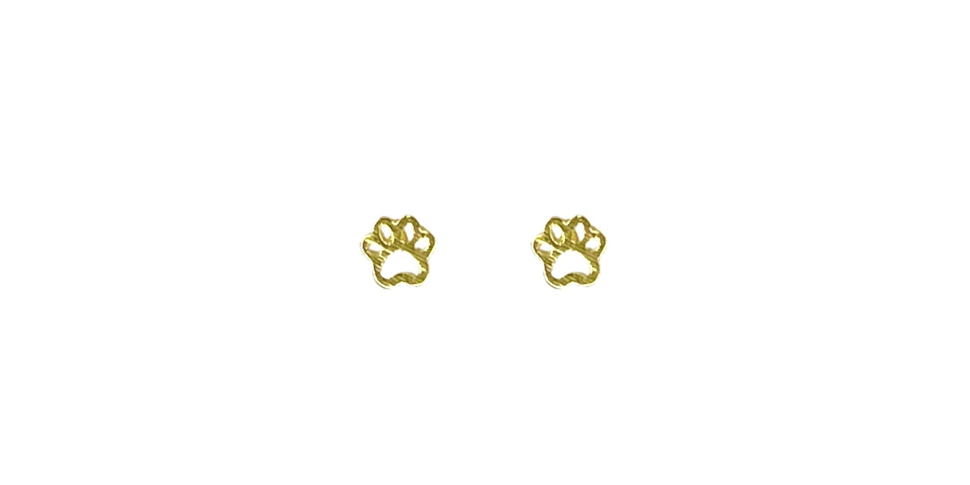 Brinco Patinha Banhado A Ouro 18K