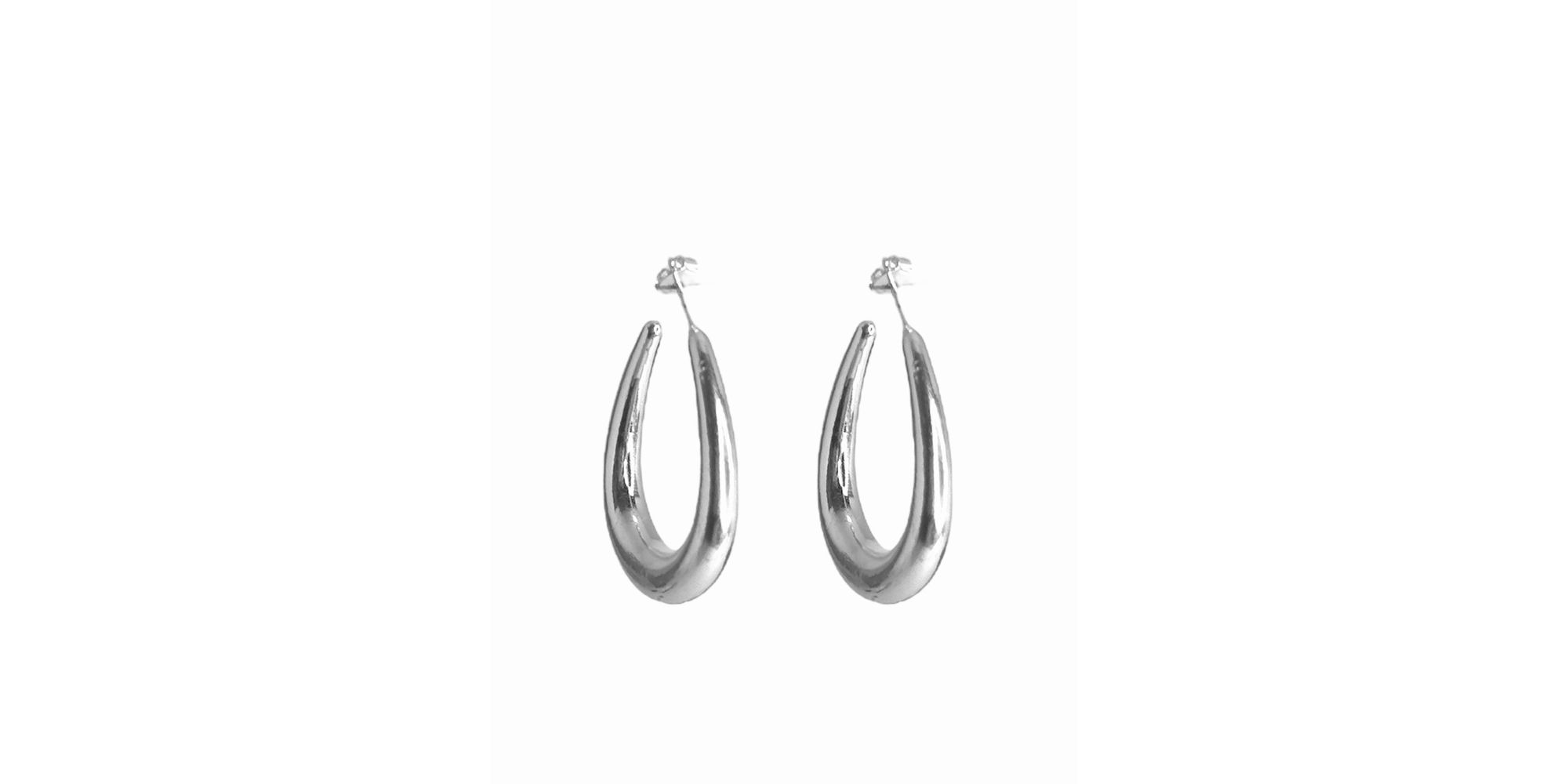 Brinco Argola Anzol AB Banhado A Prata 925 - 00000... - RC JOIAS BY RUDI