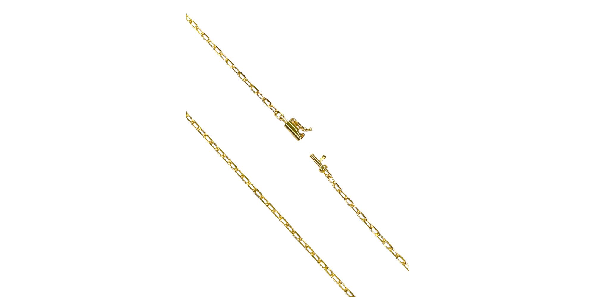 Corrente Cartier Tradicional Fecho Canhão Banhado A Ouro 18k 