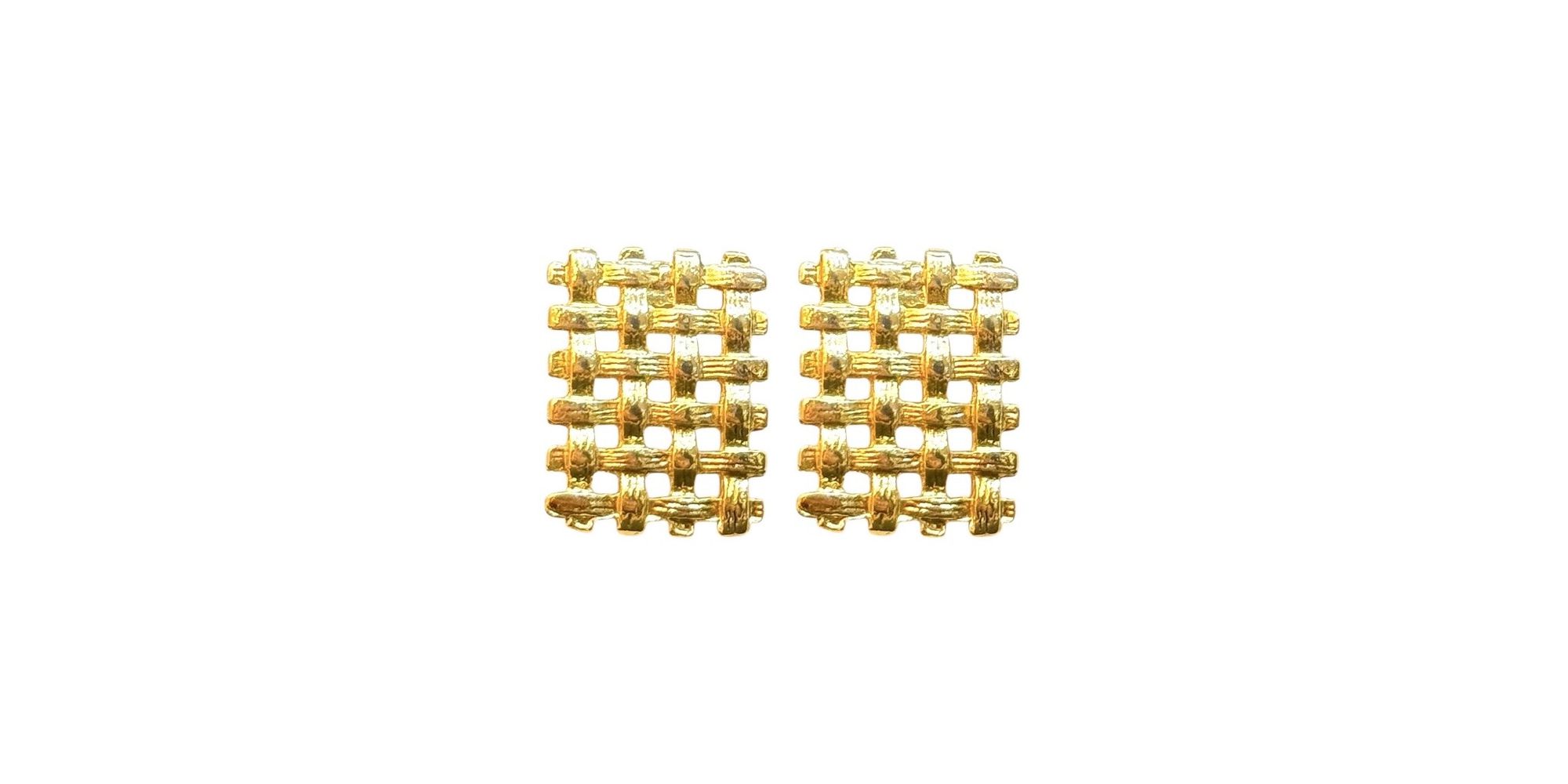 Brinco Tela Banhado Ouro 18K