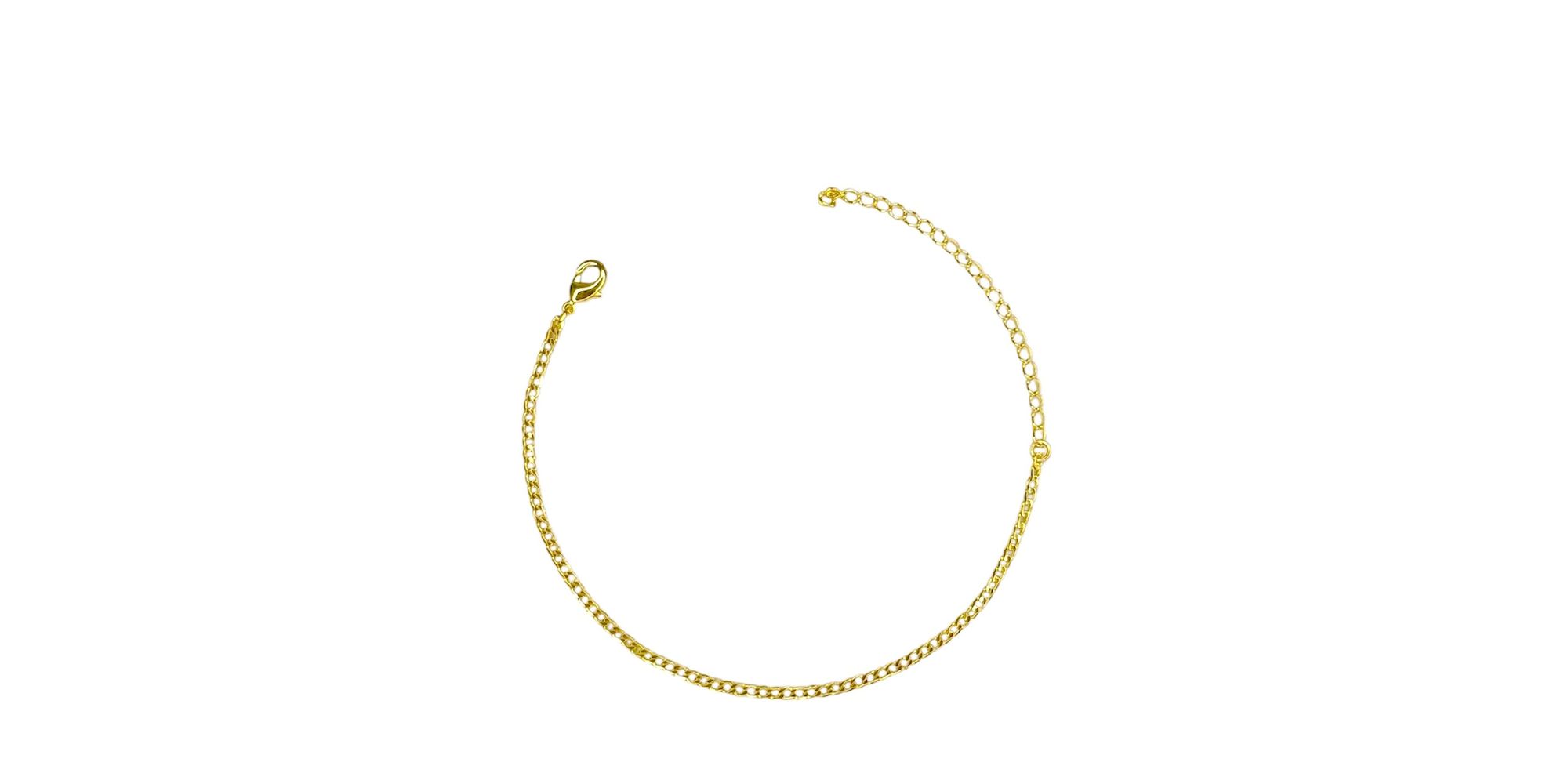 Pulseira Grumet Chapada Lagosta Banhado A Ouro 18K